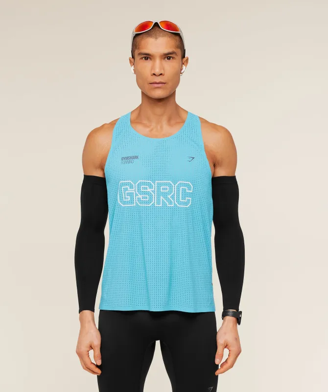 Gymshark Running Elite Race Vest - Brand Blue sold by Gymshark