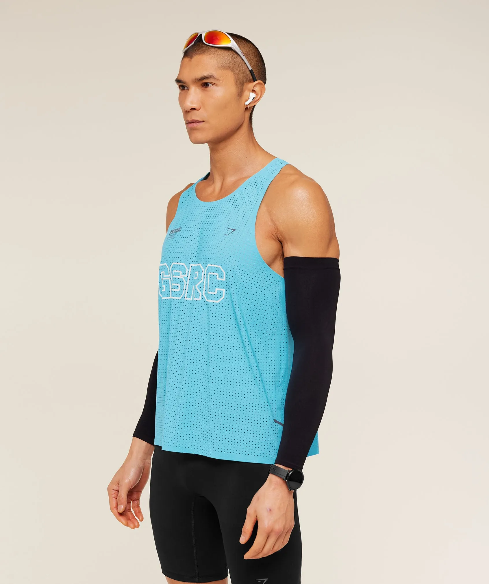 Gymshark Running Elite Race Vest - Brand Blue sold by Gymshark product image thumbnail 3
