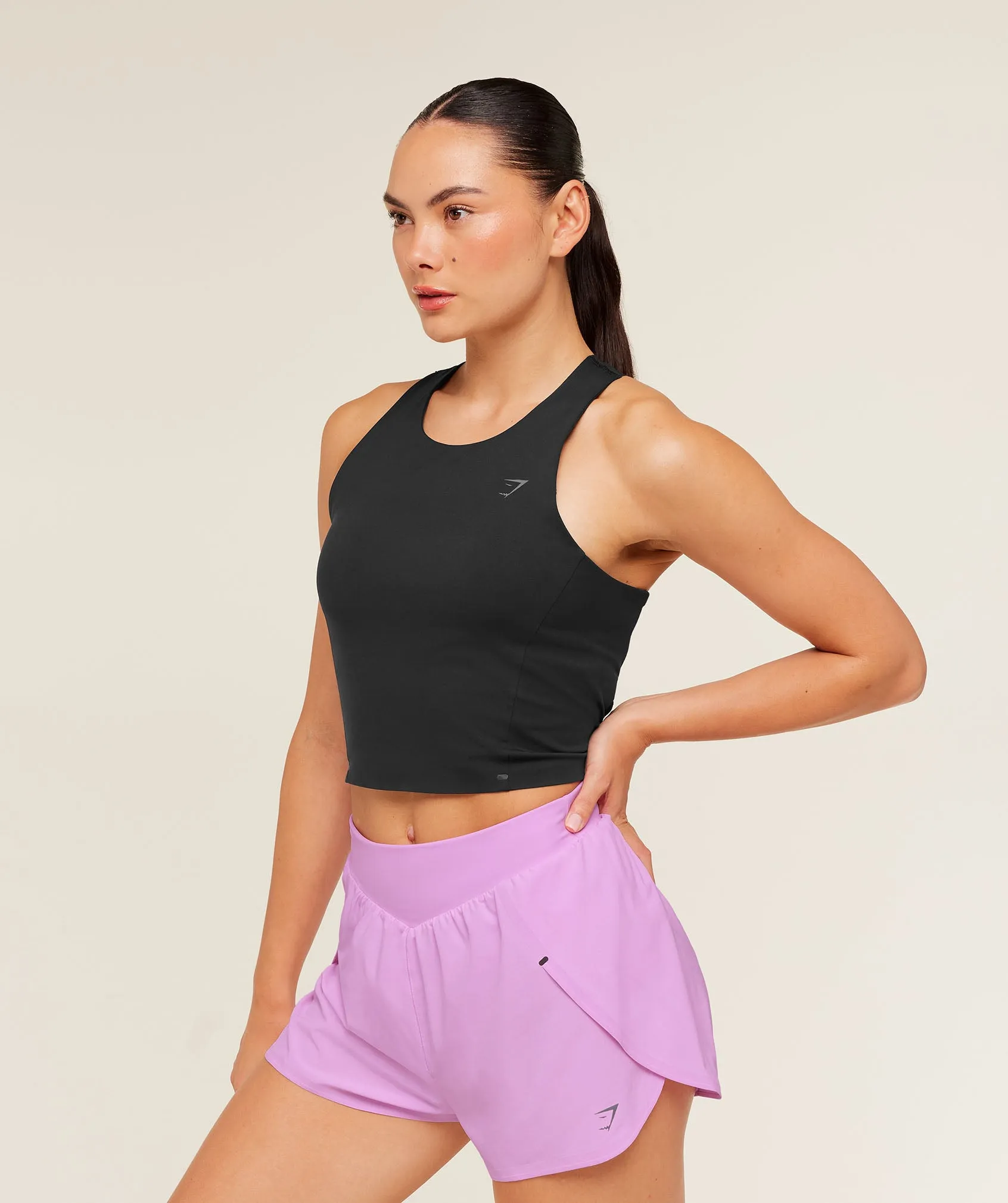 Gymshark Running Elite Bodyfit Tank - Black sold by Gymshark product image thumbnail 3