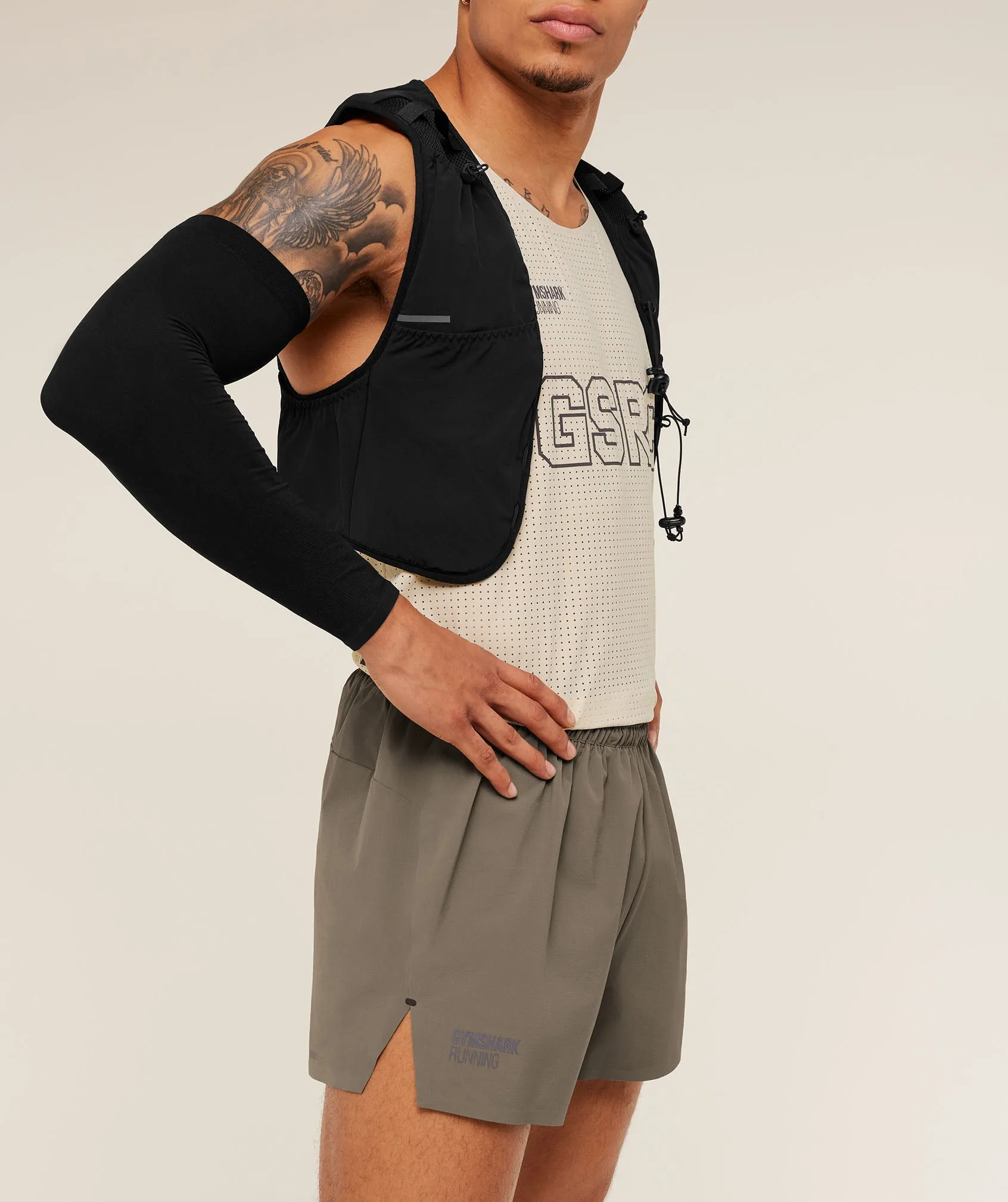 Gymshark Running Elite 5" Short - Camo Brown sold by Gymshark product image thumbnail 5