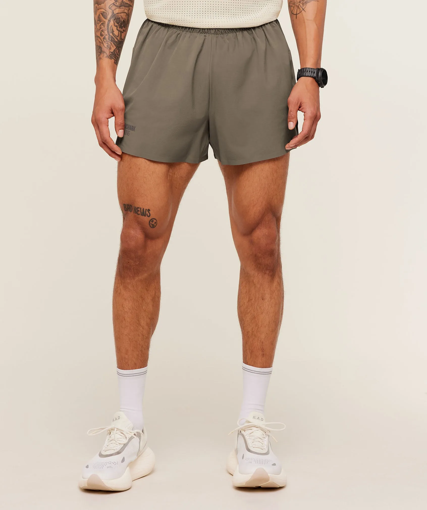 Gymshark Running Elite 5" Short - Camo Brown sold by Gymshark