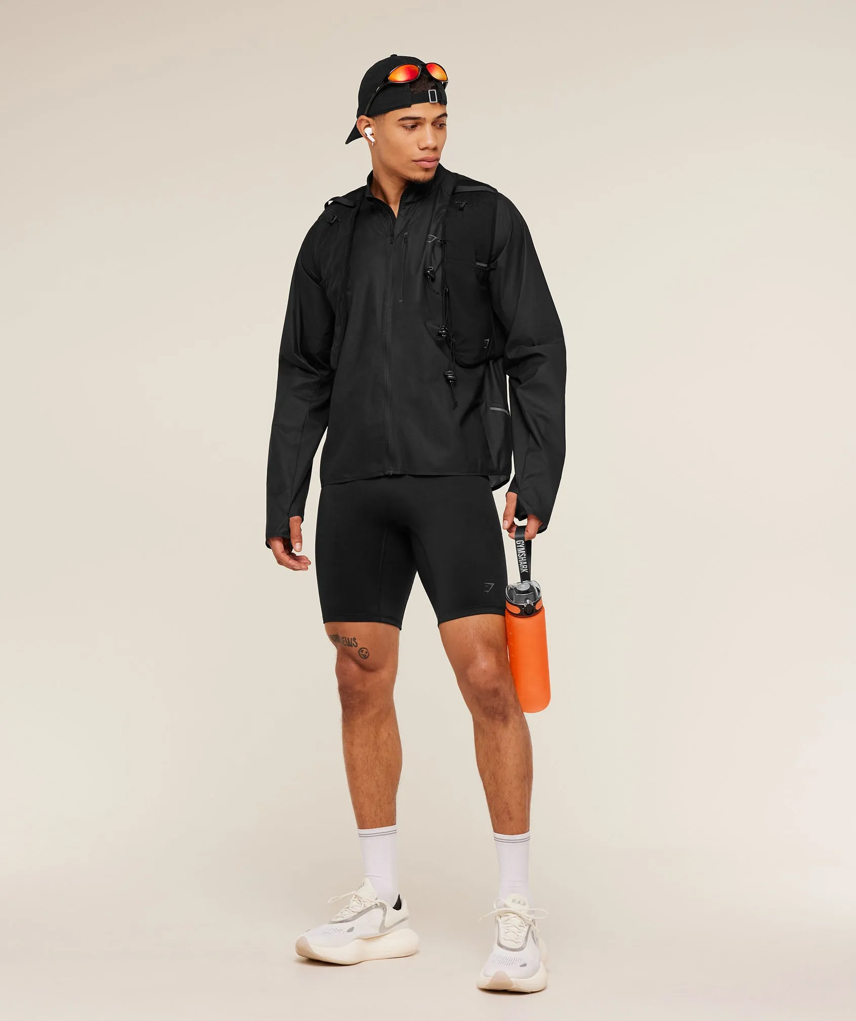 Gymshark Running Elite Lightweight Windbreaker - Black sold by Gymshark product image thumbnail 5