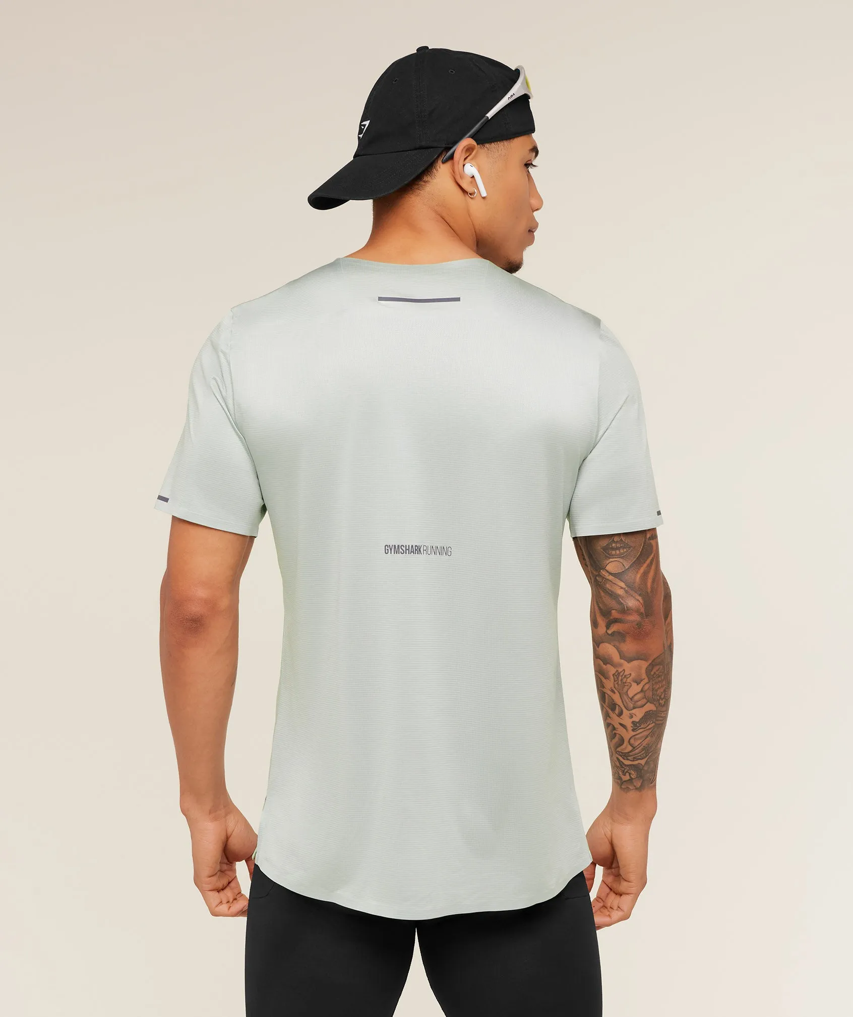 Gymshark Running Elite T-Shirt - Morning Blue sold by Gymshark product image thumbnail 2