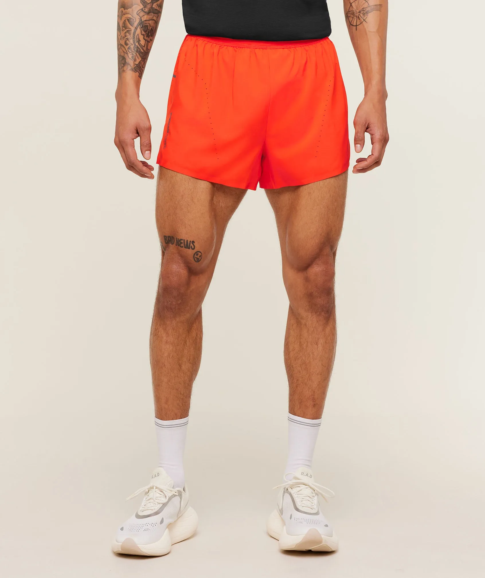 Gymshark Running Elite Race 5" Short - Electric Orange sold by Gymshark