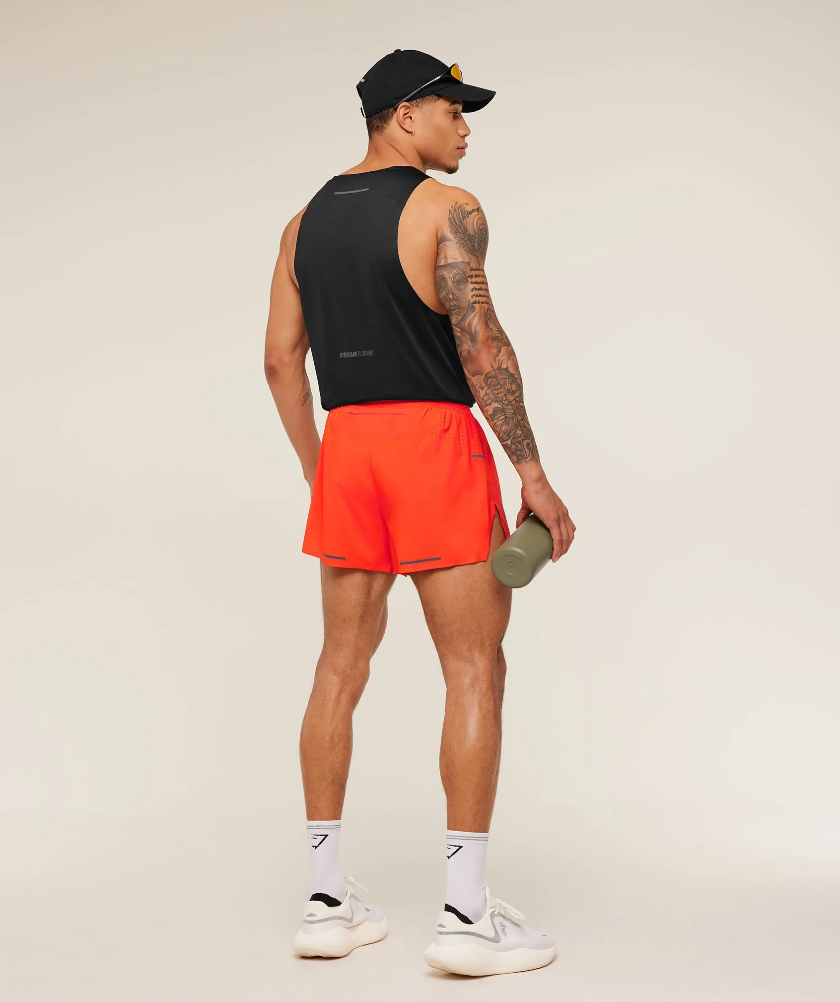 Gymshark Running Elite Race 5" Short - Electric Orange sold by Gymshark product image thumbnail 4