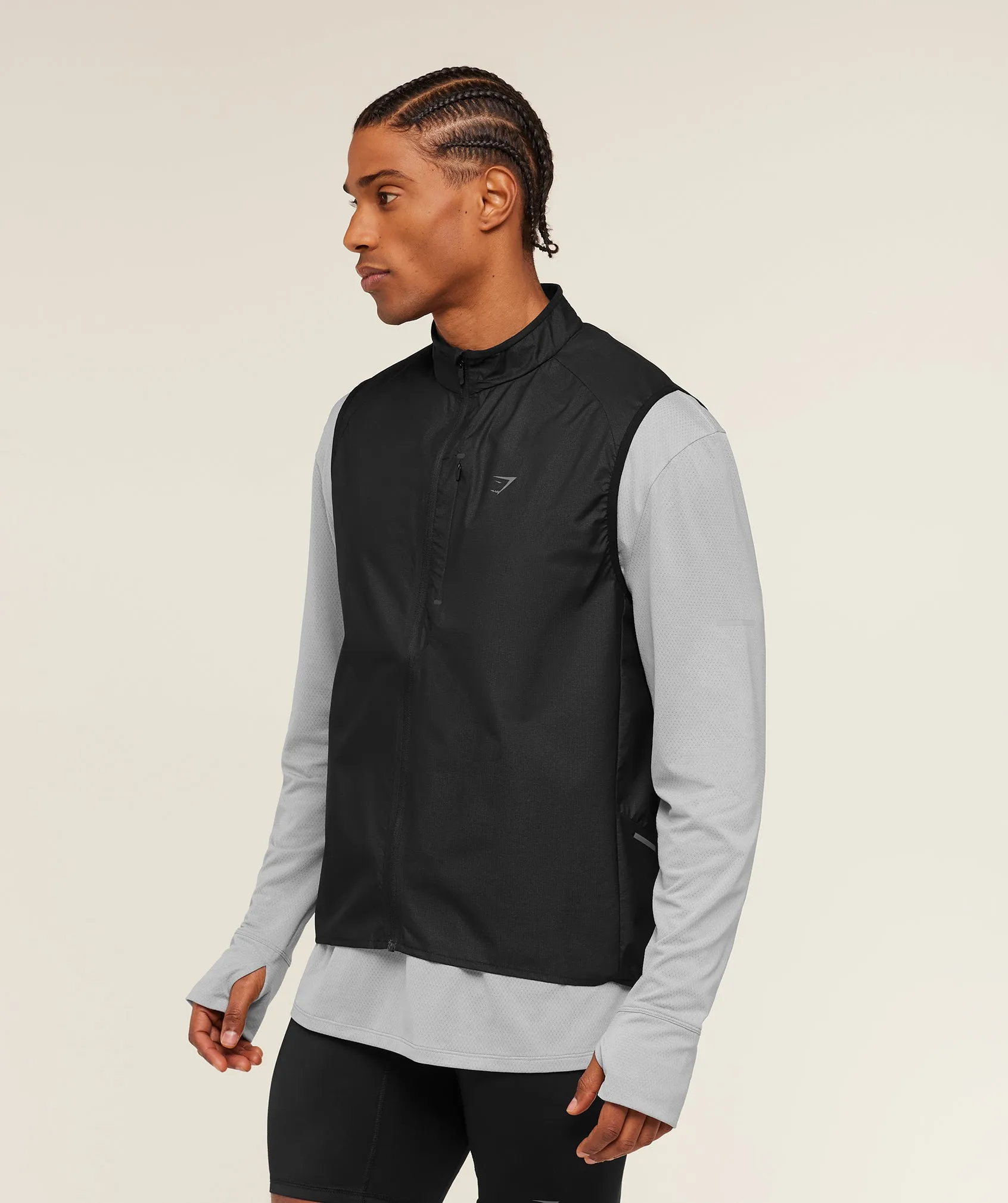 Gymshark Running Elite Lightweight Vest - Black sold by Gymshark product image thumbnail 5