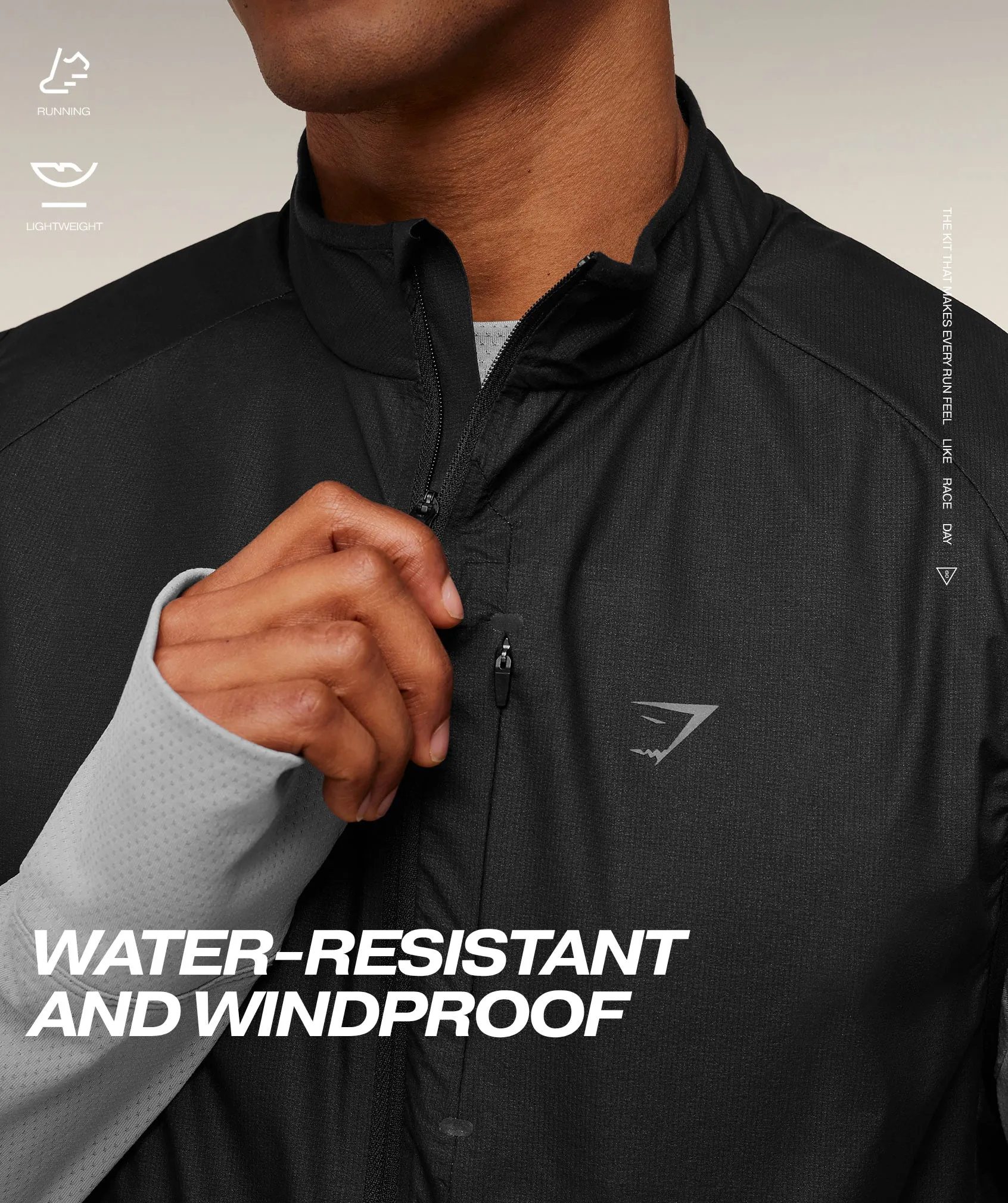 Gymshark Running Elite Lightweight Vest - Black sold by Gymshark product image thumbnail 2