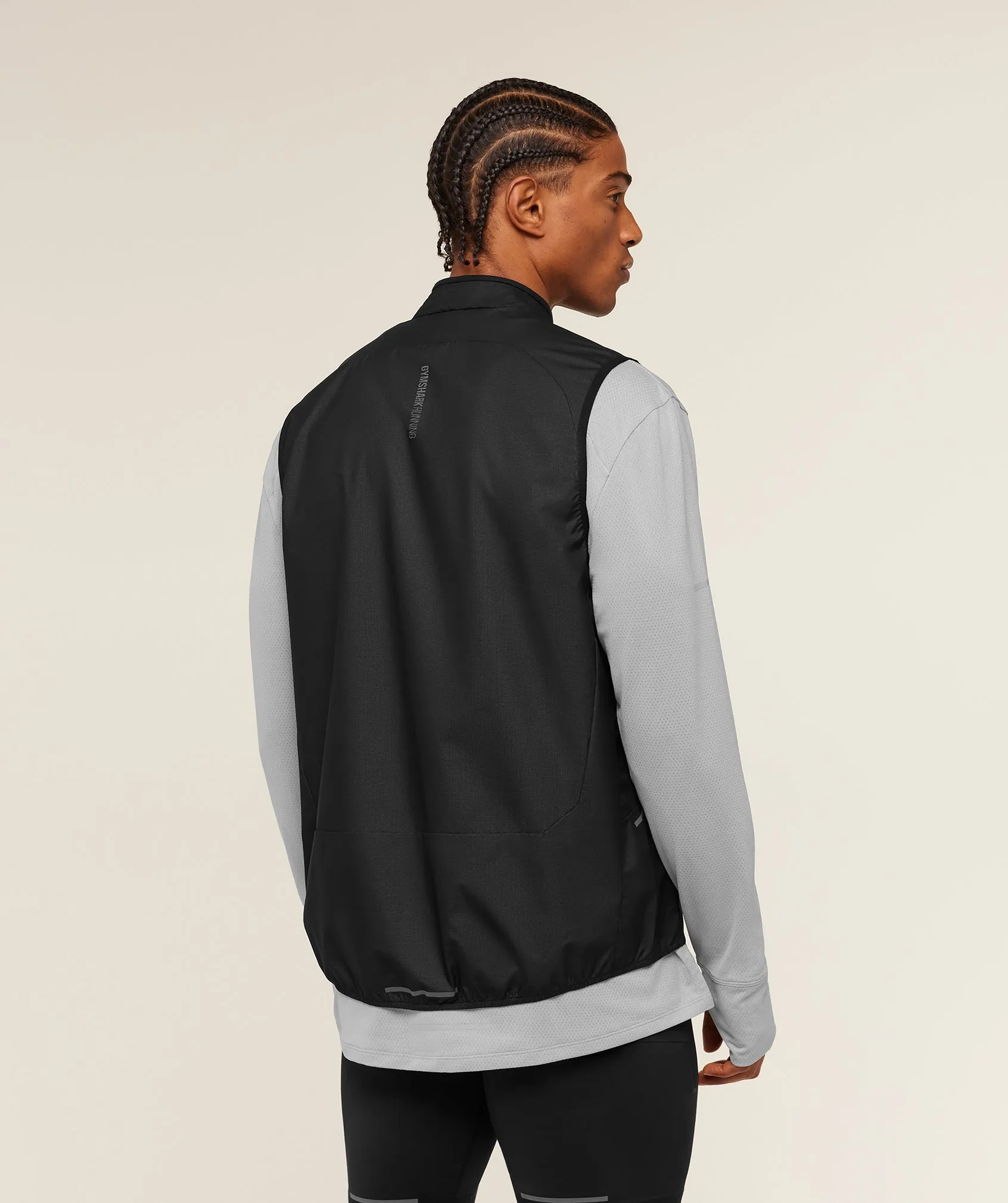 Gymshark Running Elite Lightweight Vest - Black sold by Gymshark product image thumbnail 4