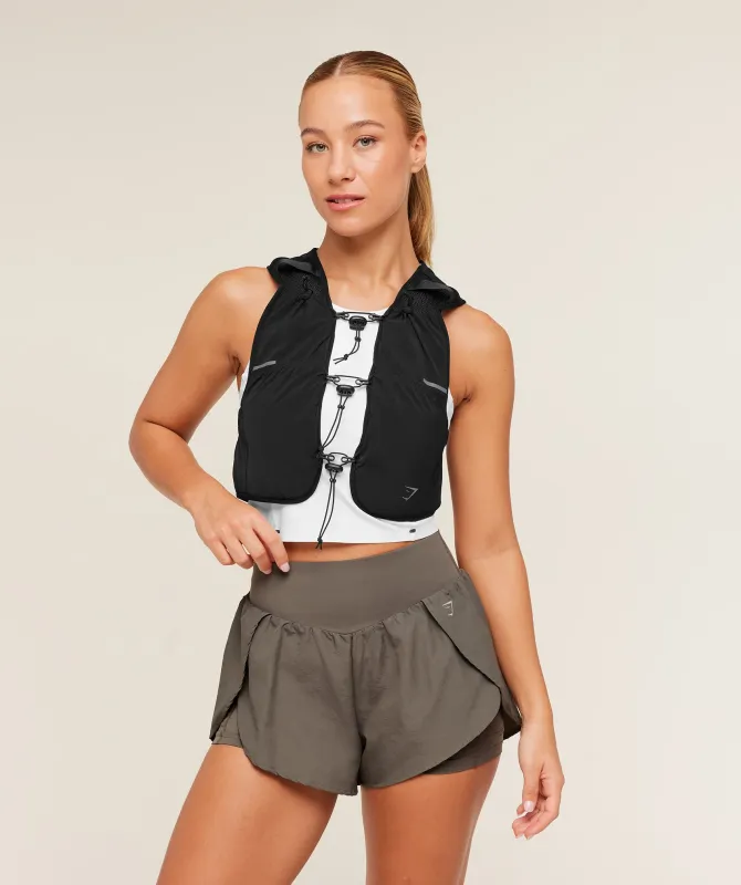 Gymshark Running Elite Hydration Vest - Black sold by Gymshark