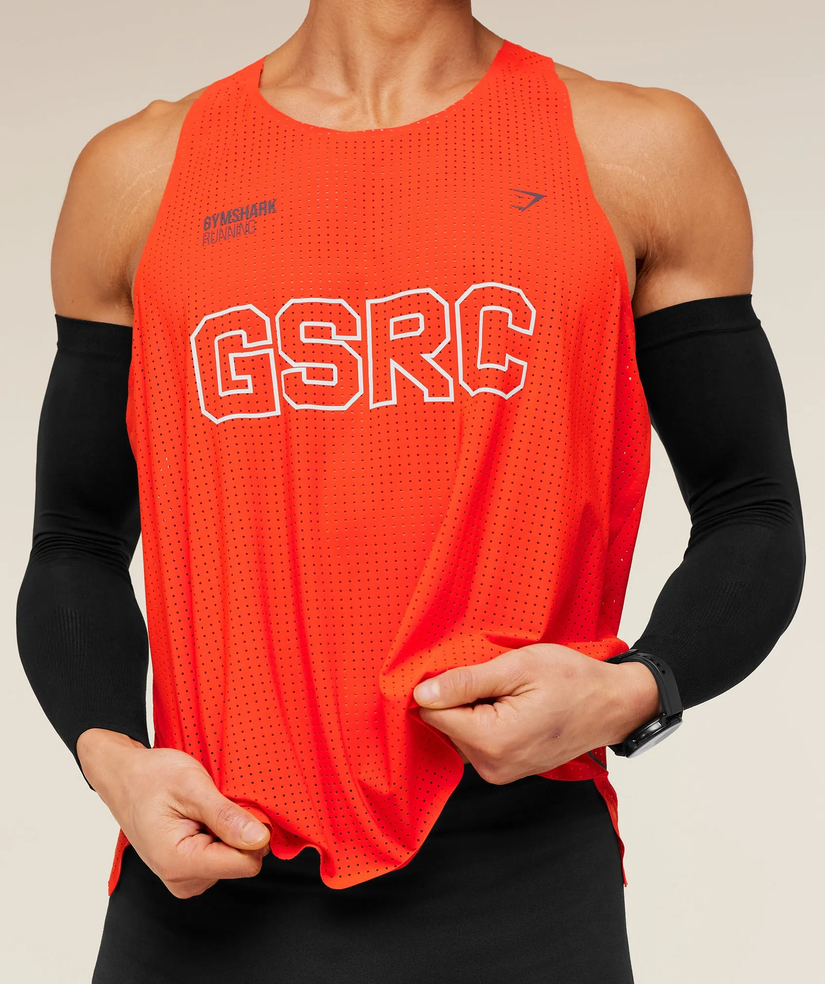 Gymshark Running Elite Race Vest - Electric Orange sold by Gymshark product image thumbnail 5