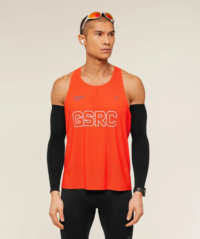 Gymshark Running Elite Race Vest - Electric Orange sold by Gymshark