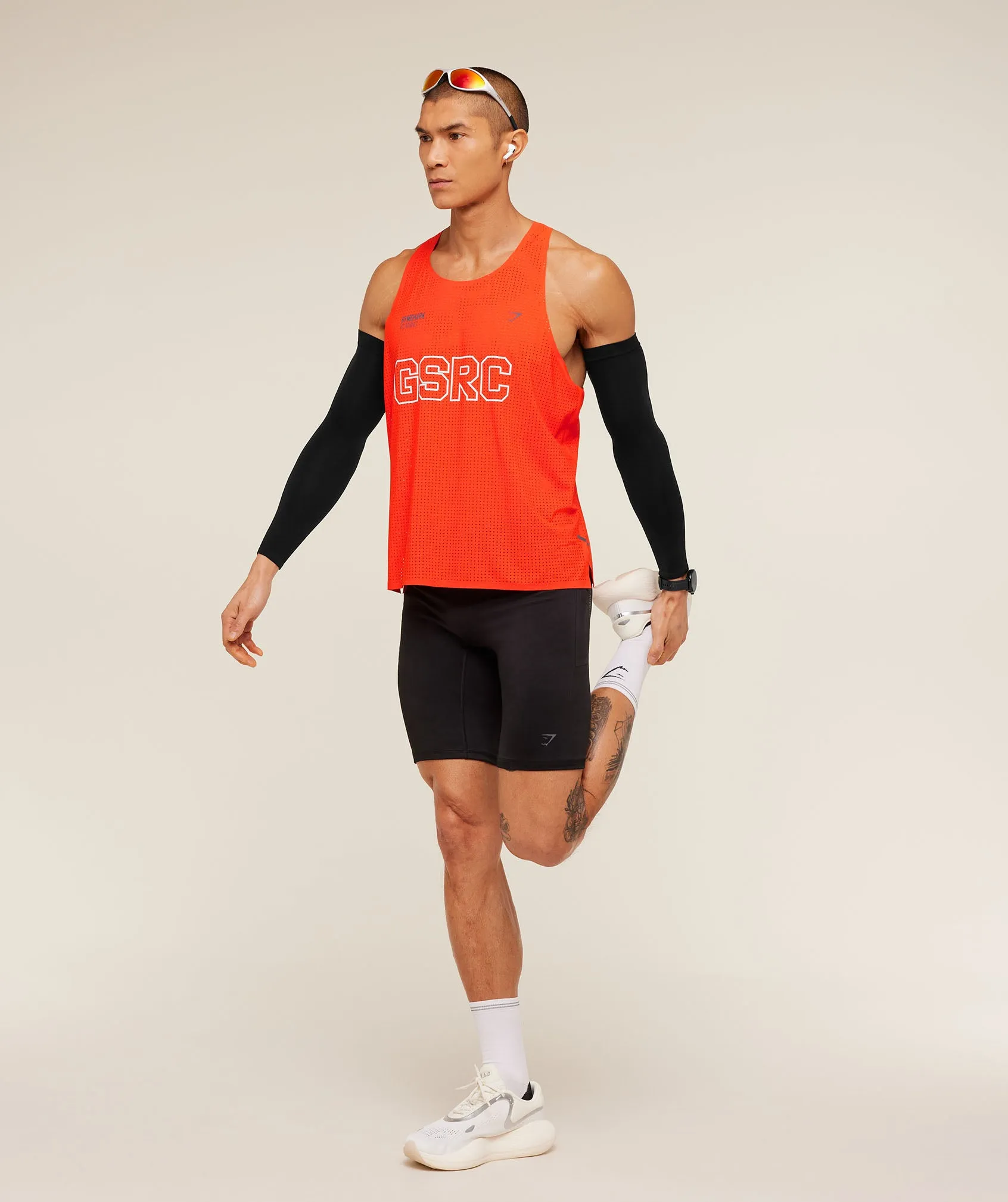 Gymshark Running Elite Race Vest - Electric Orange sold by Gymshark product image thumbnail 4