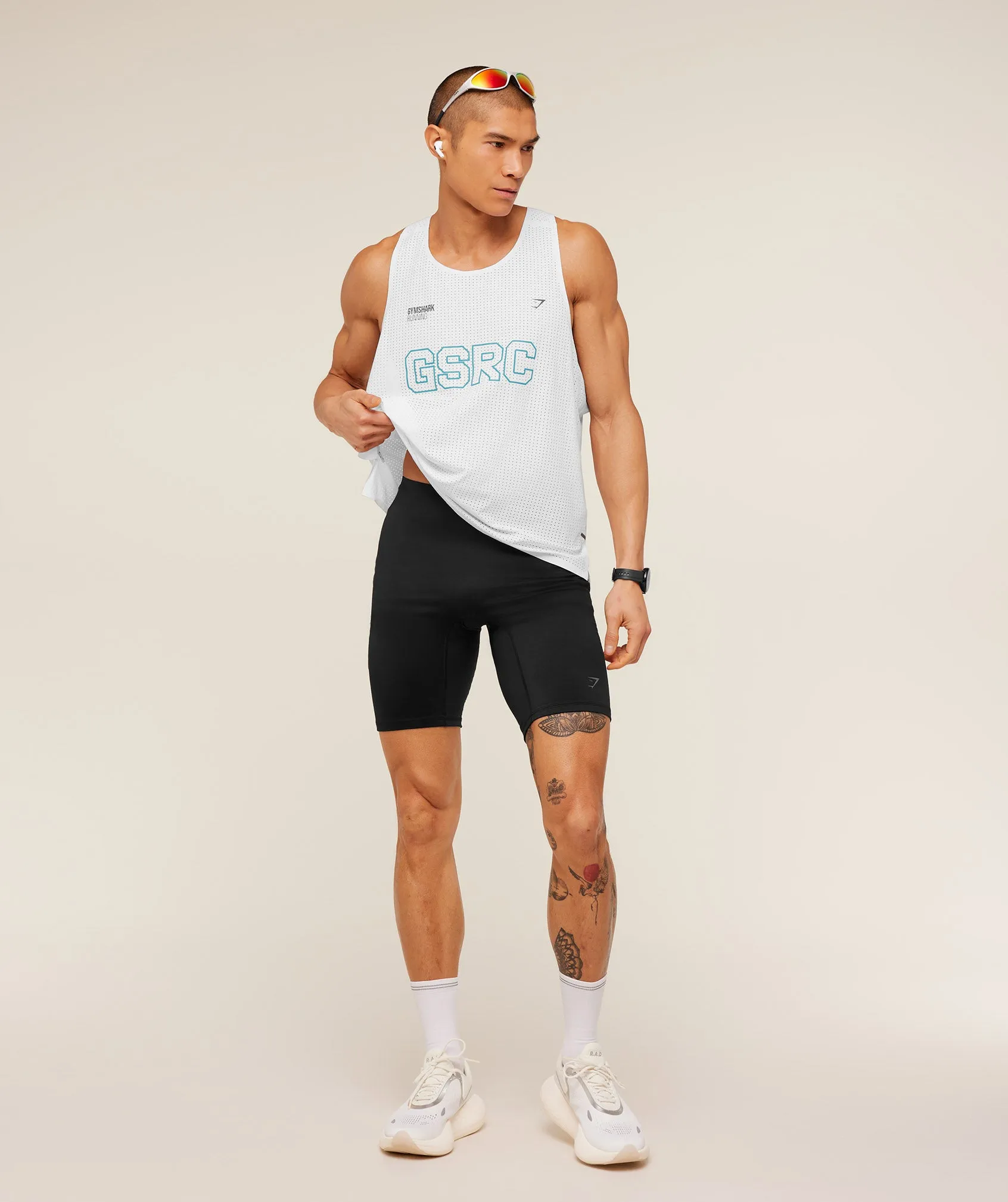 Gymshark Running Elite Race Vest - White sold by Gymshark product image thumbnail 4