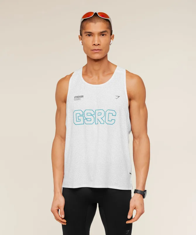 Gymshark Running Elite Race Vest - White sold by Gymshark