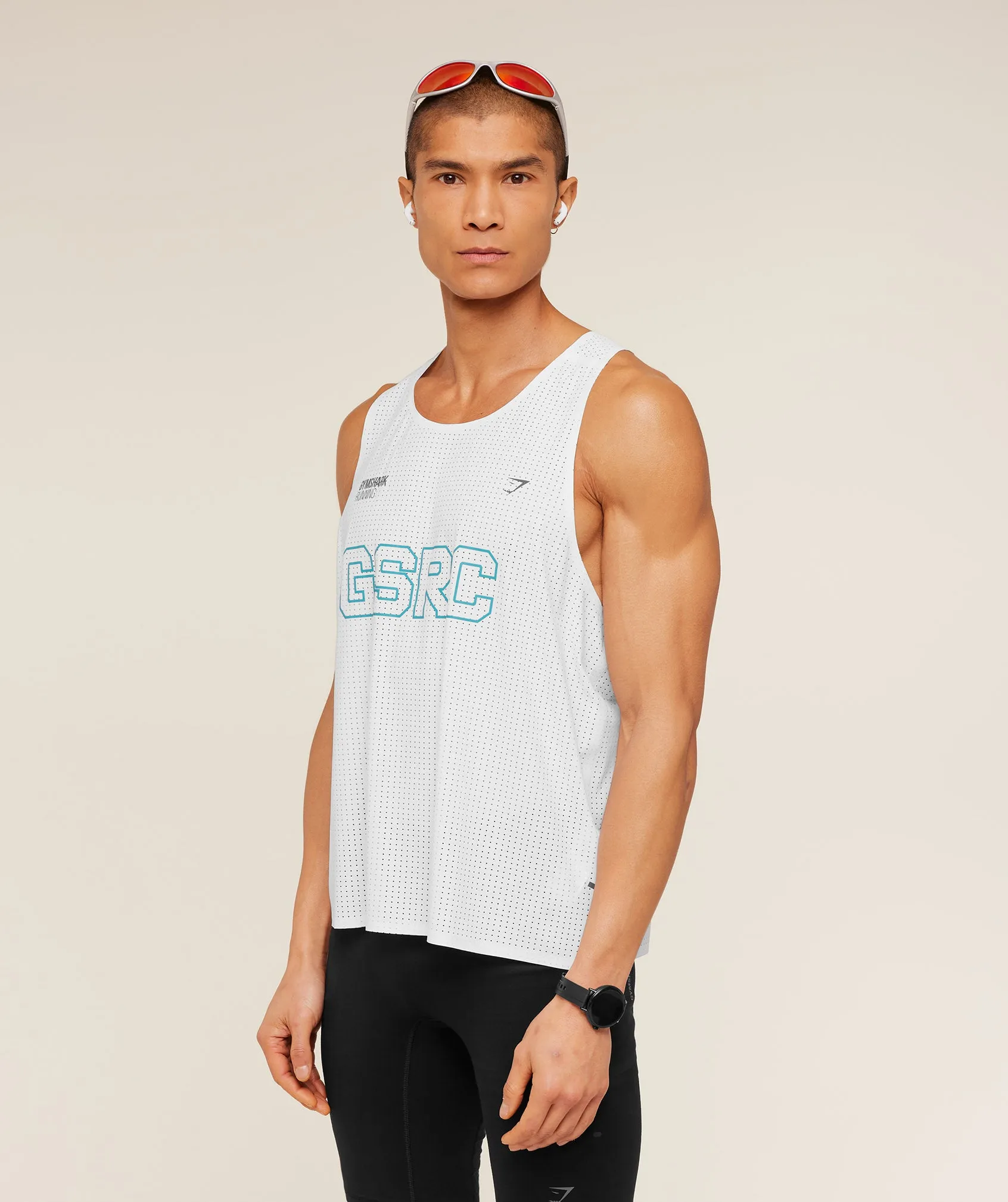 Gymshark Running Elite Race Vest - White sold by Gymshark product image thumbnail 3