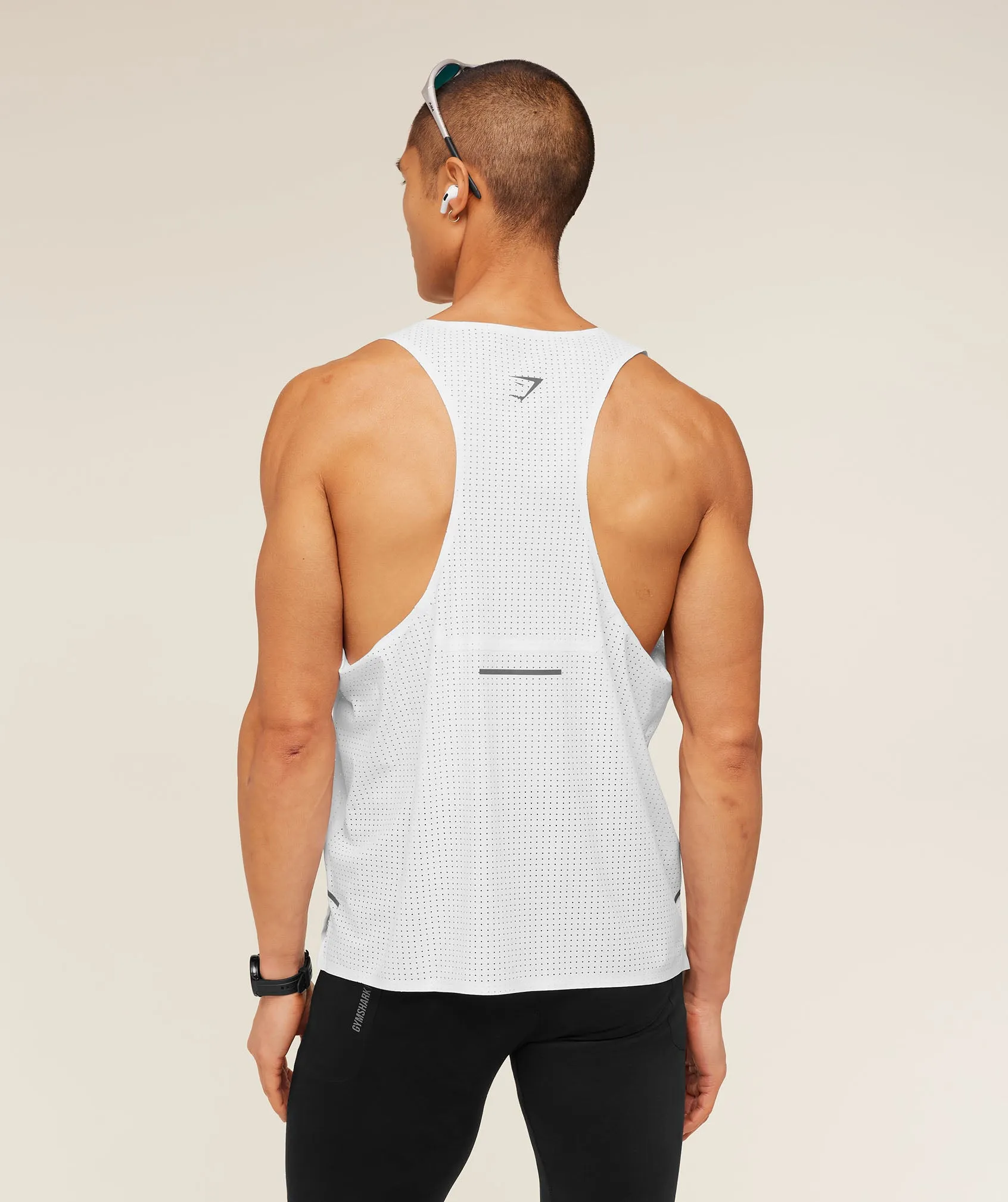 Gymshark Running Elite Race Vest - White sold by Gymshark product image thumbnail 2
