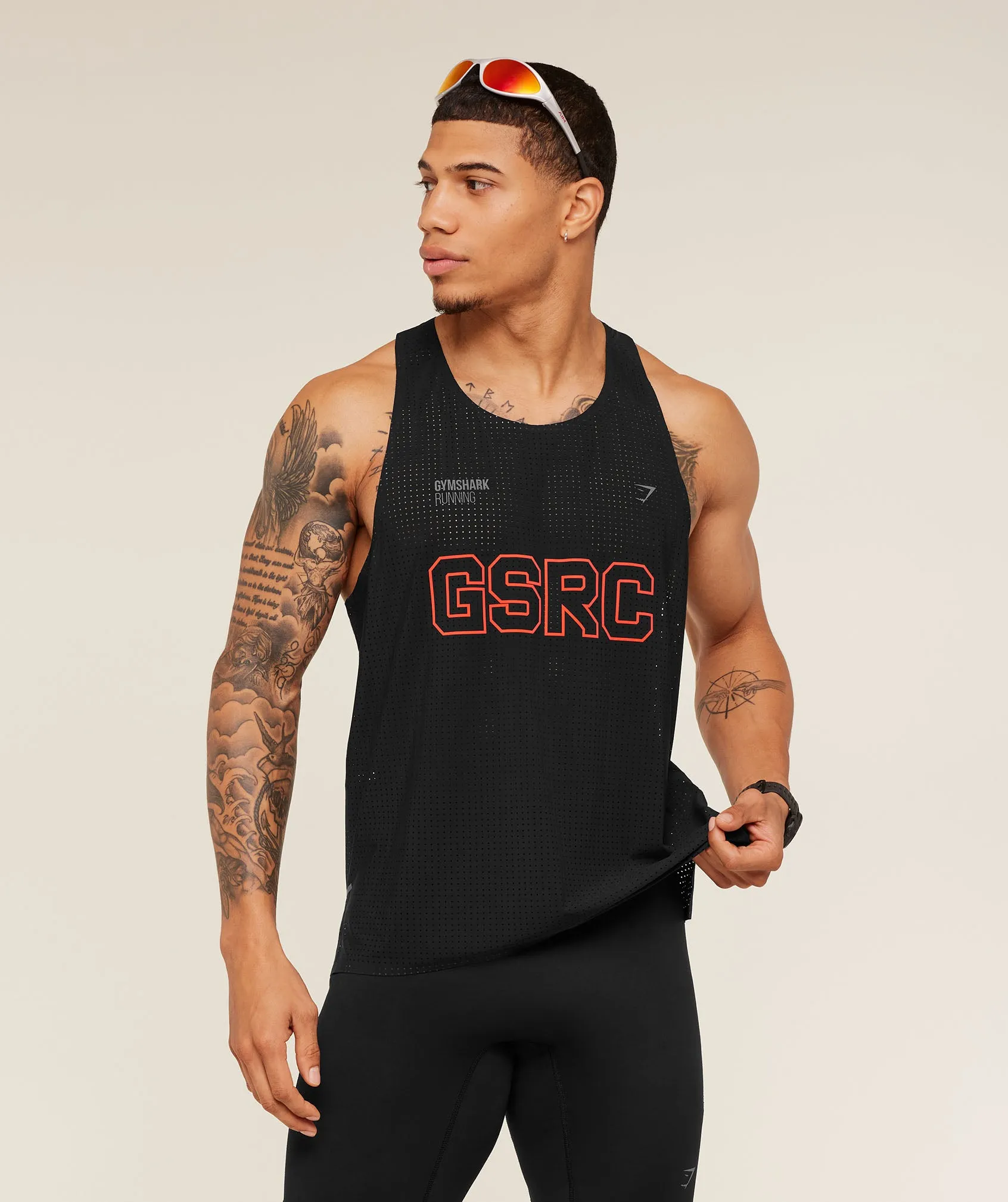 Gymshark Running Elite Race Vest - Black sold by Gymshark