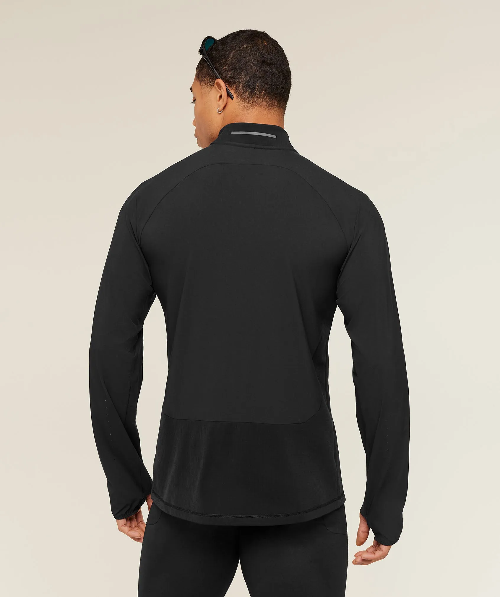 Gymshark Running Elite 1/4 Zip - Black sold by Gymshark product image thumbnail 2