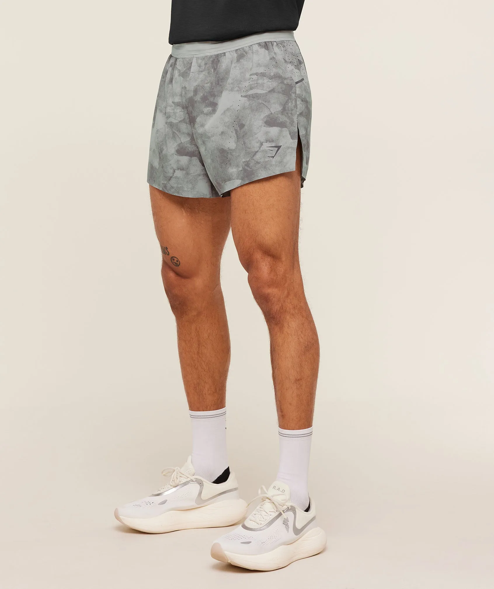 Gymshark Running Elite Race 5" Short - Smokey Grey sold by Gymshark product image thumbnail 4