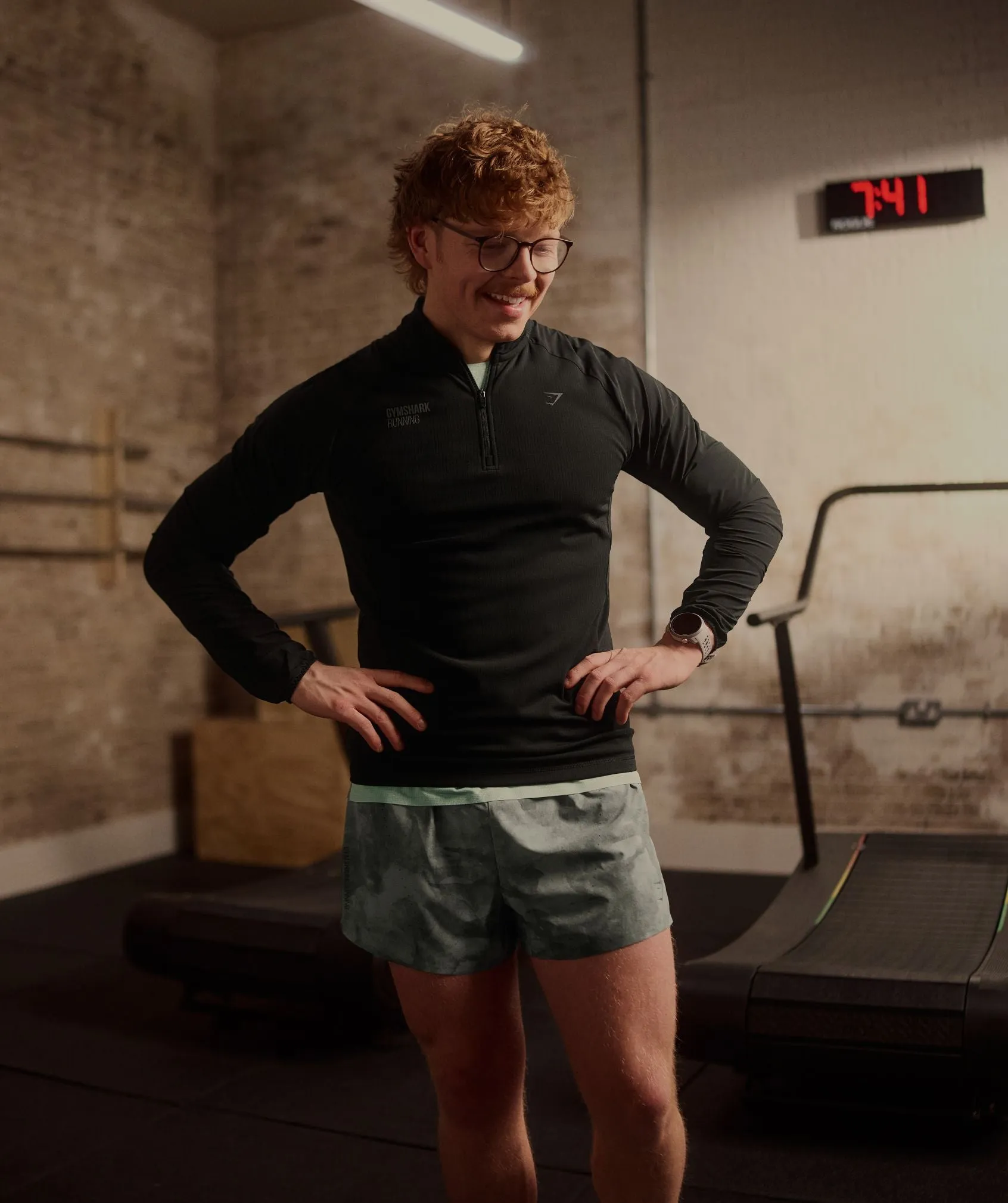 Gymshark Running Elite Race 5" Short - Smokey Grey sold by Gymshark product image thumbnail 2