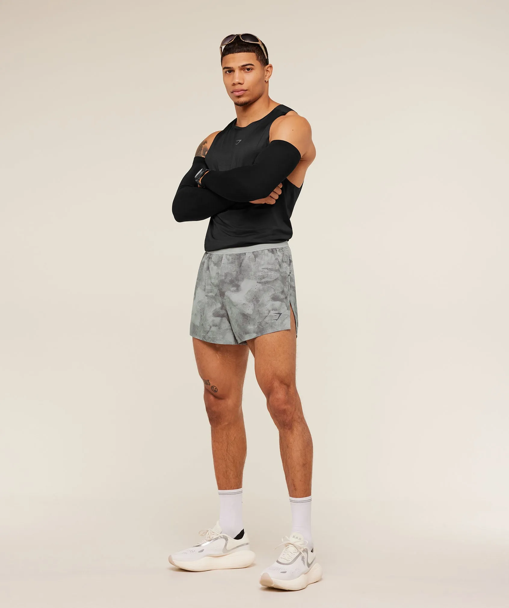 Gymshark Running Elite Race 5" Short - Smokey Grey sold by Gymshark product image thumbnail 5