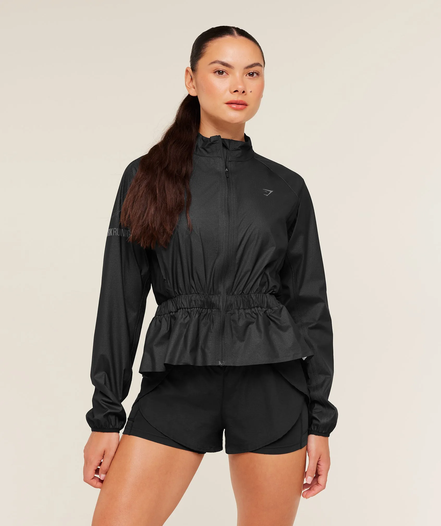 Gymshark Running Elite Windproof Jacket - Black sold by Gymshark
