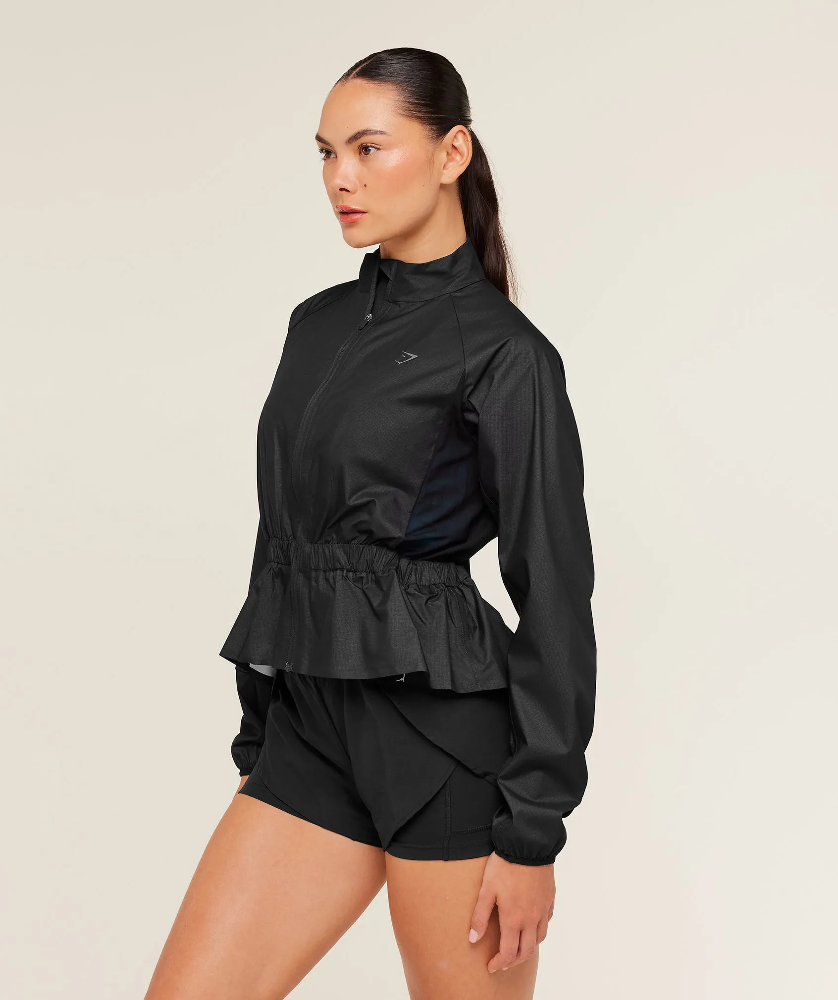 Gymshark Running Elite Windproof Jacket - Black sold by Gymshark product image thumbnail 4