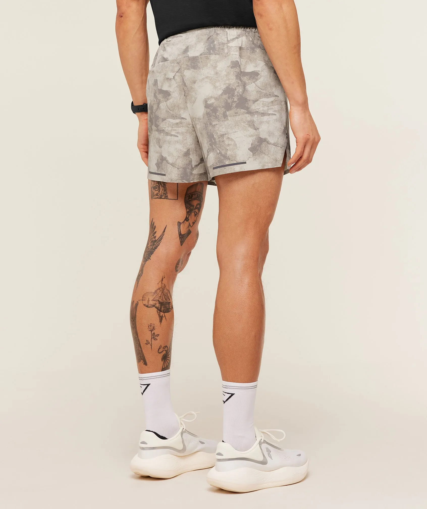 Gymshark Running Elite 5" Short - Pebble Grey sold by Gymshark product image thumbnail 2