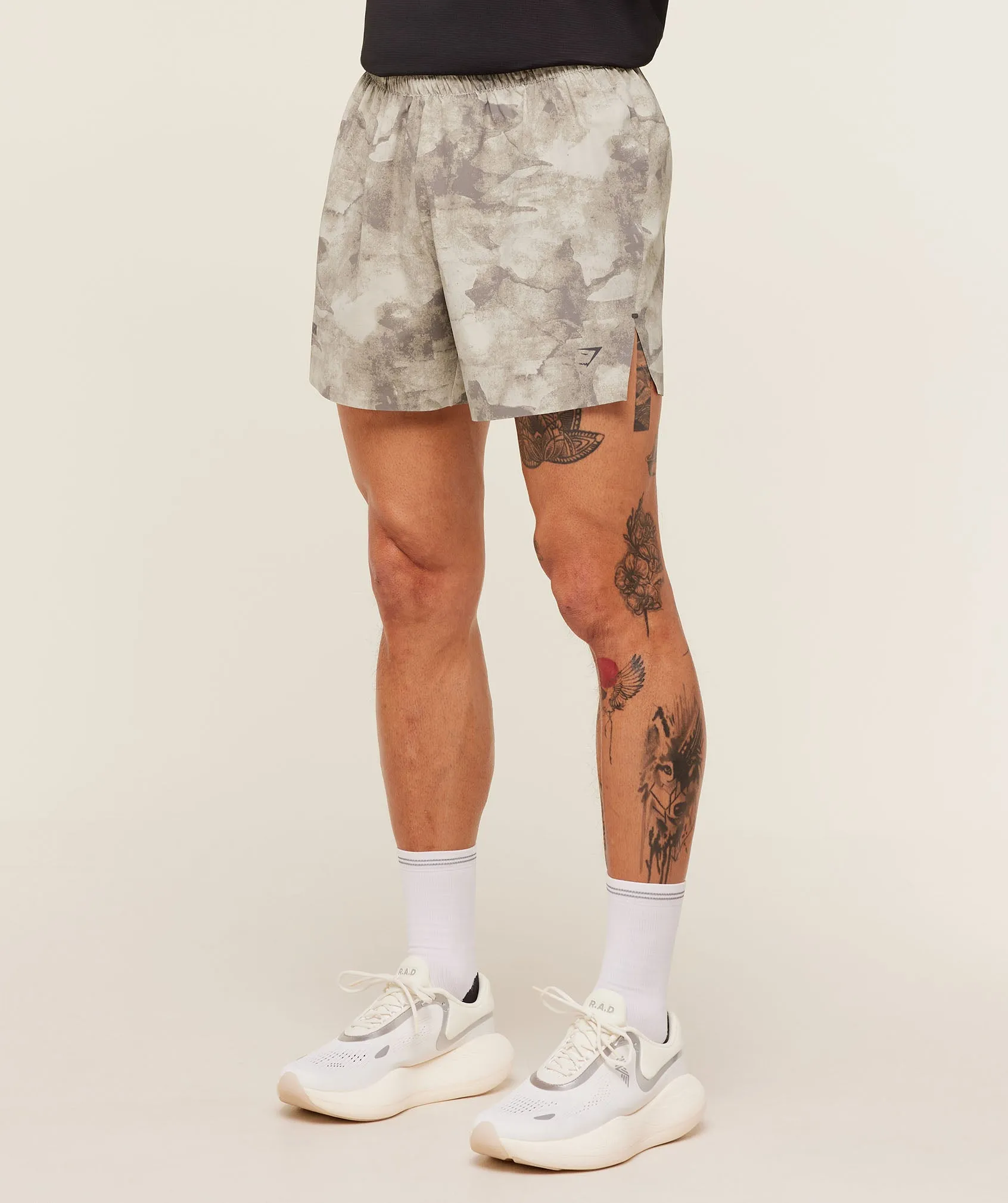 Gymshark Running Elite 5" Short - Pebble Grey sold by Gymshark product image thumbnail 3