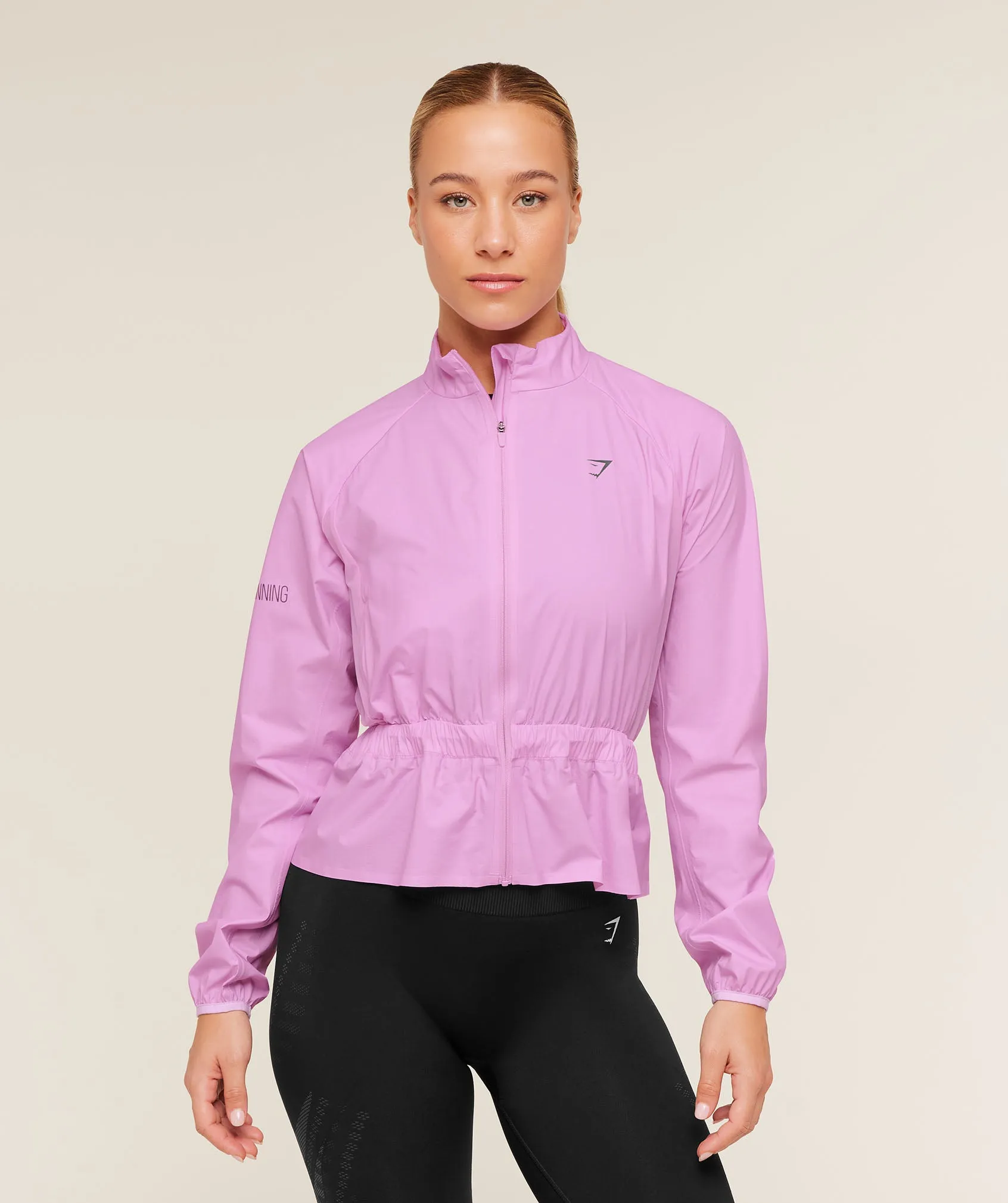 Gymshark Running Elite Windproof Jacket - Sour Pink sold by Gymshark