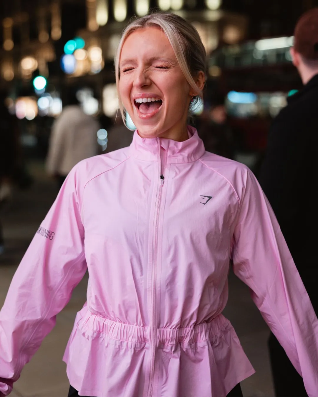 Gymshark Running Elite Windproof Jacket - Sour Pink sold by Gymshark product image thumbnail 2