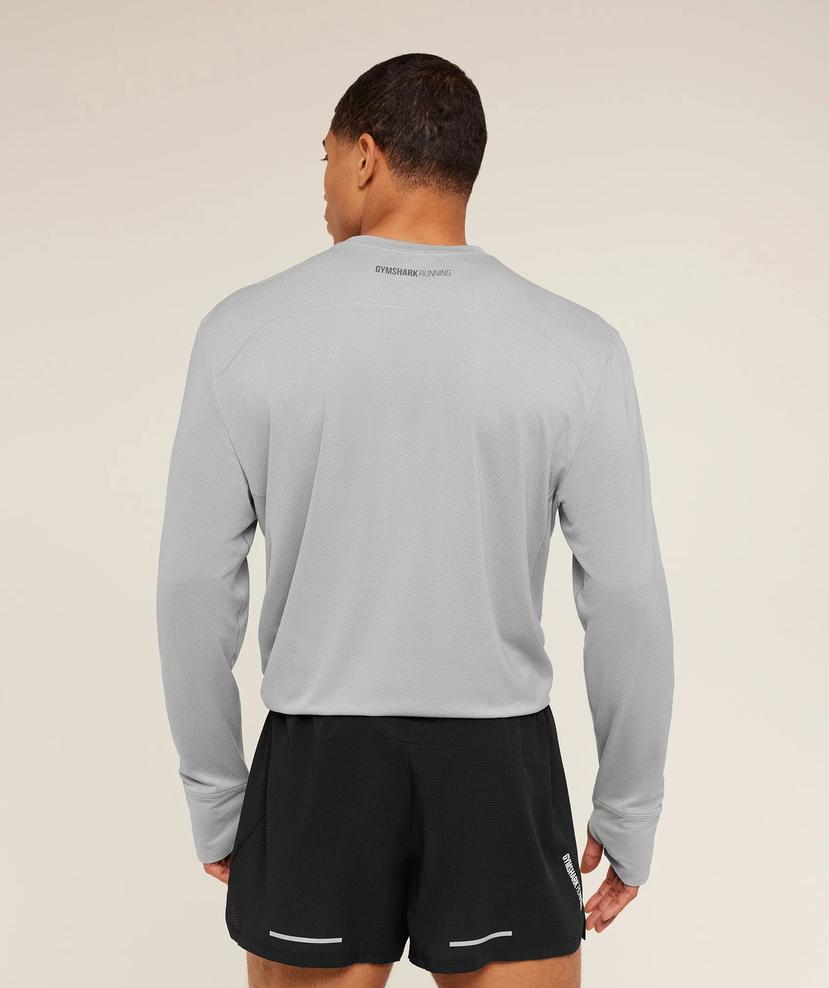 Gymshark Running Long Sleeve T-Shirt - Stratus Grey sold by Gymshark product image thumbnail 2