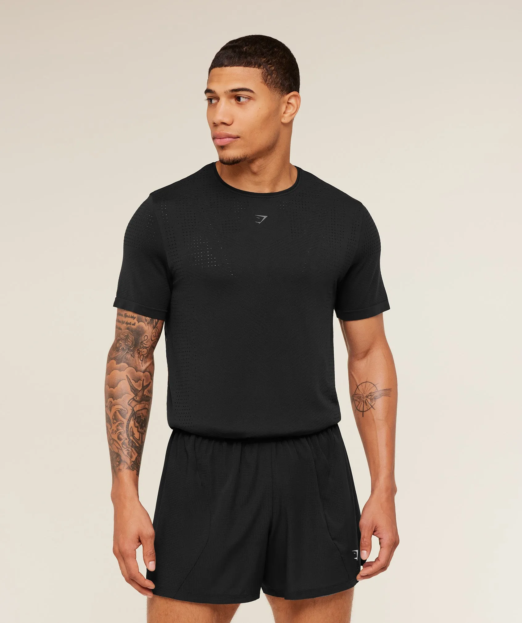 Gymshark Seamless Running T-Shirt - GS Black sold by Gymshark