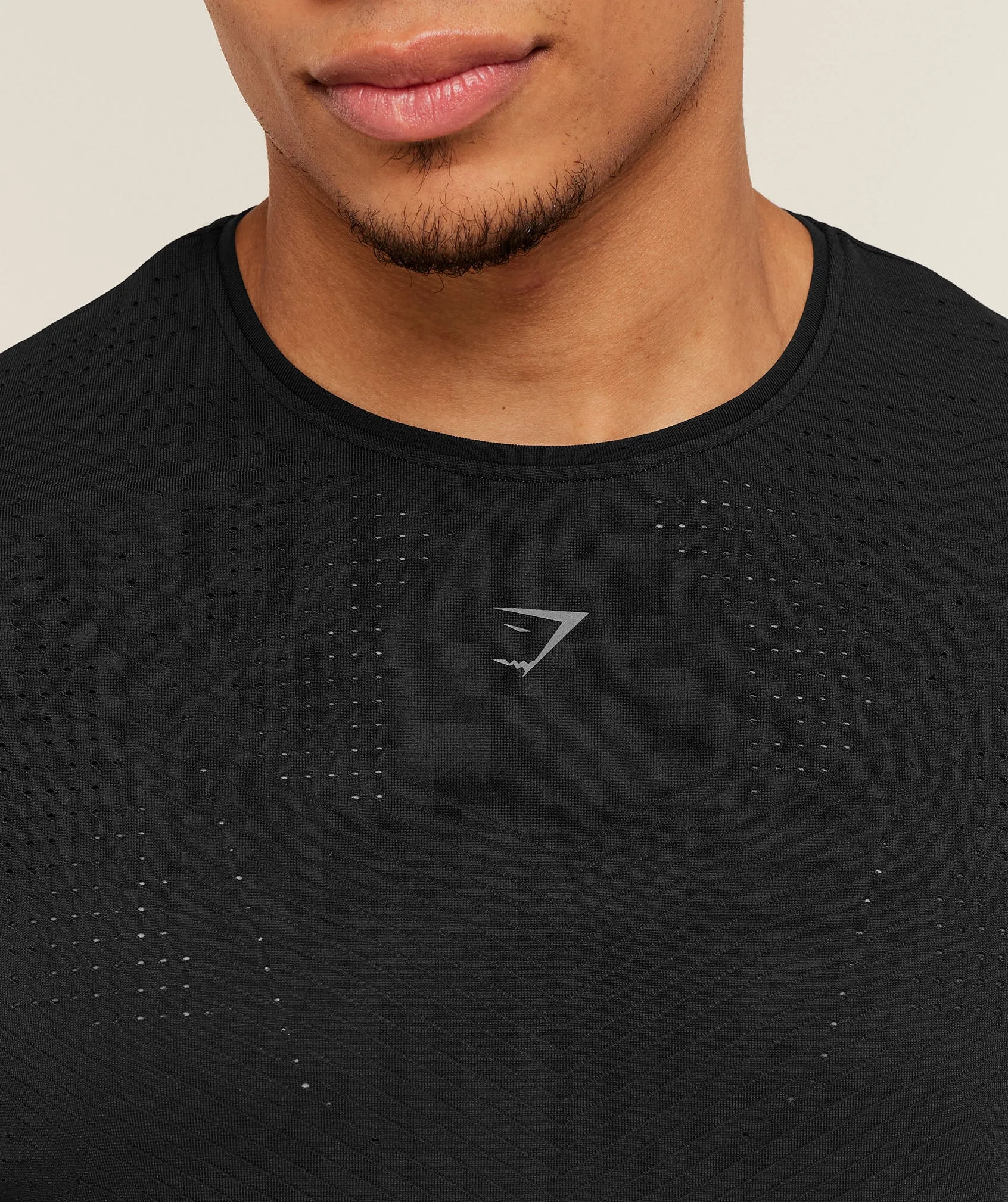 Gymshark Seamless Running T-Shirt - GS Black sold by Gymshark product image thumbnail 4