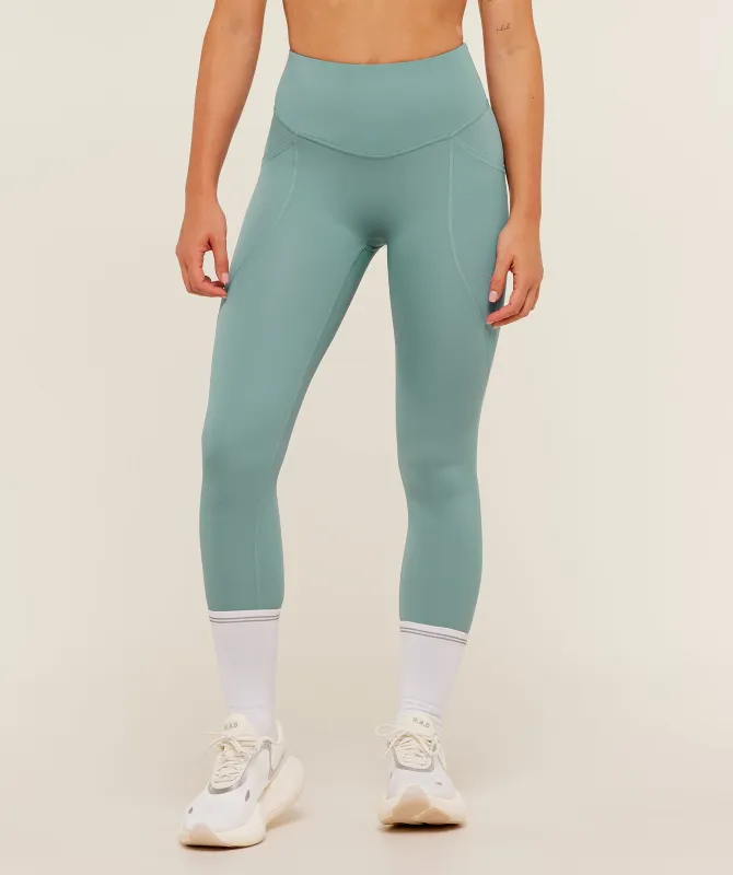 Gymshark Running Pocket Leggings - GS Storm Blue made by Gymshark