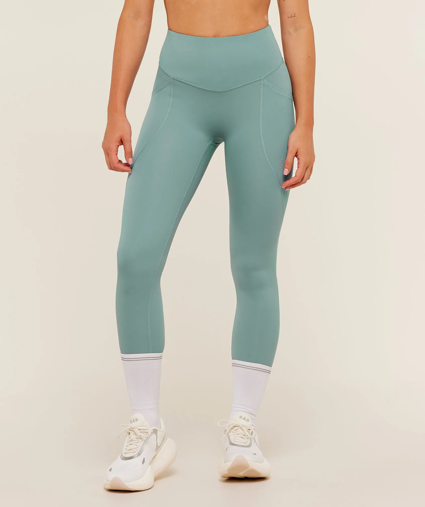 Gymshark Running Pocket Leggings - GS Storm Blue sold by Gymshark