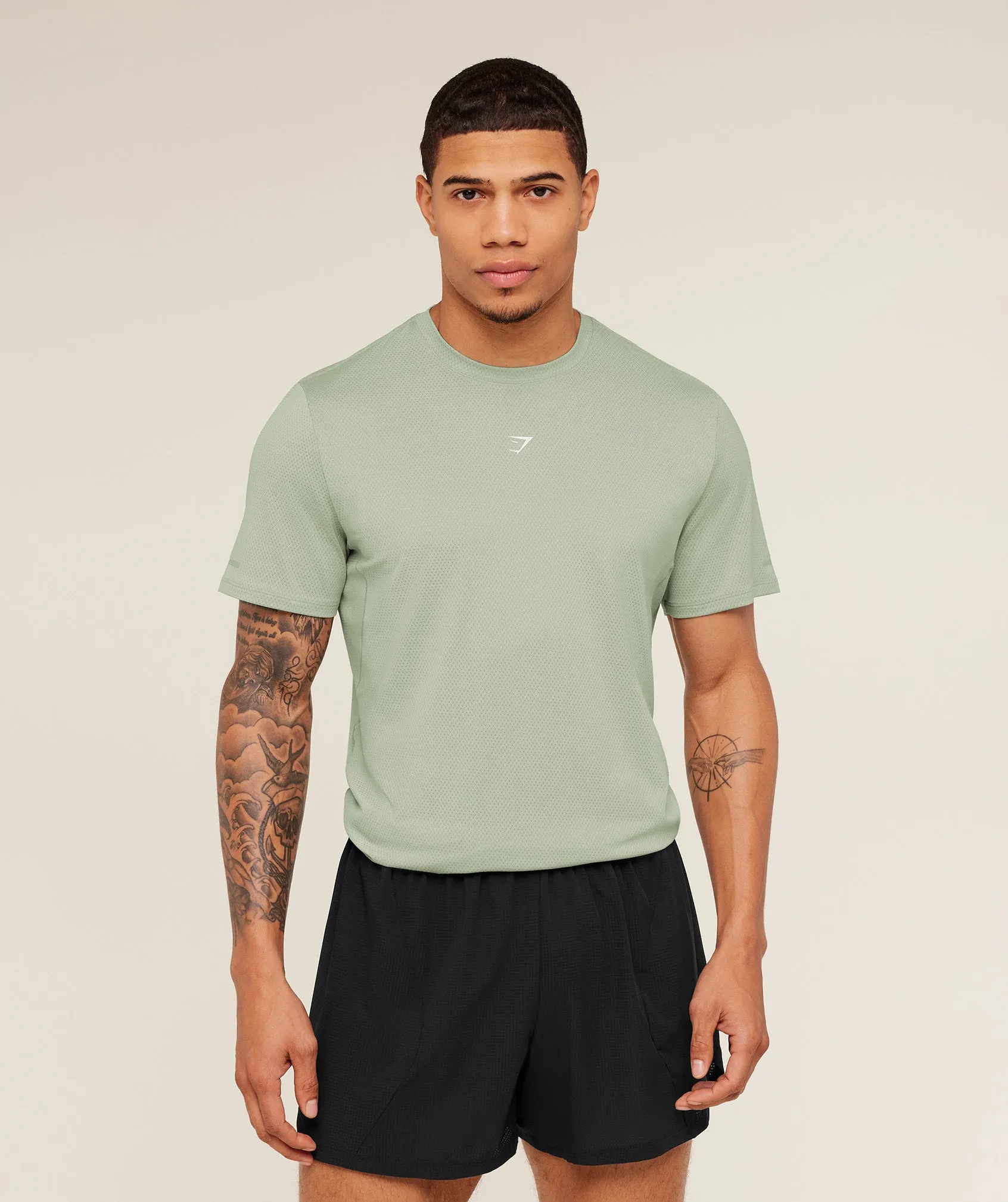 Gymshark Running T-Shirt - GS Haze Green sold by Gymshark