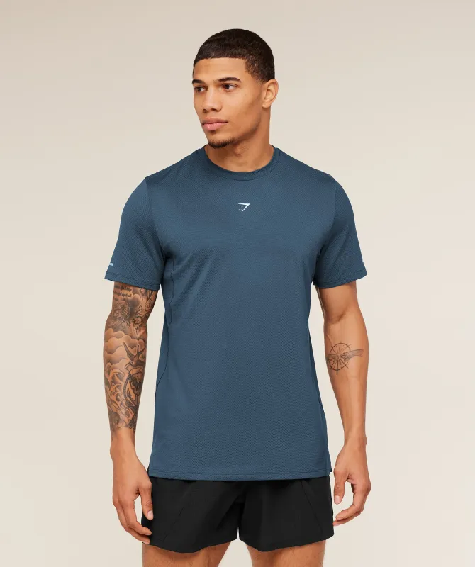 Gymshark Running T-Shirt - GS Stealth Blue sold by Gymshark