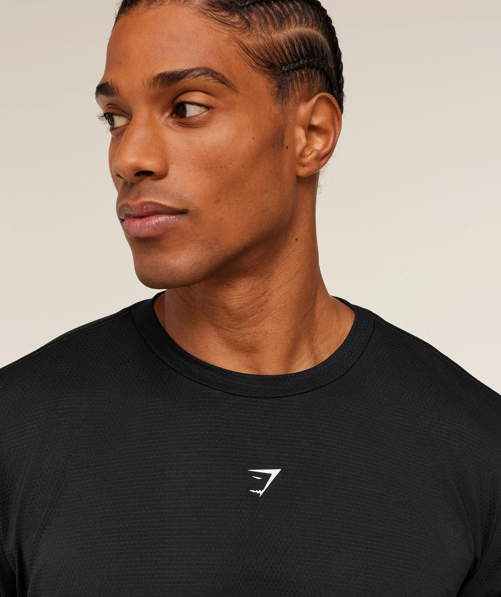 Gymshark Running Graphic T-Shirt - GS Black sold by Gymshark product image thumbnail 4