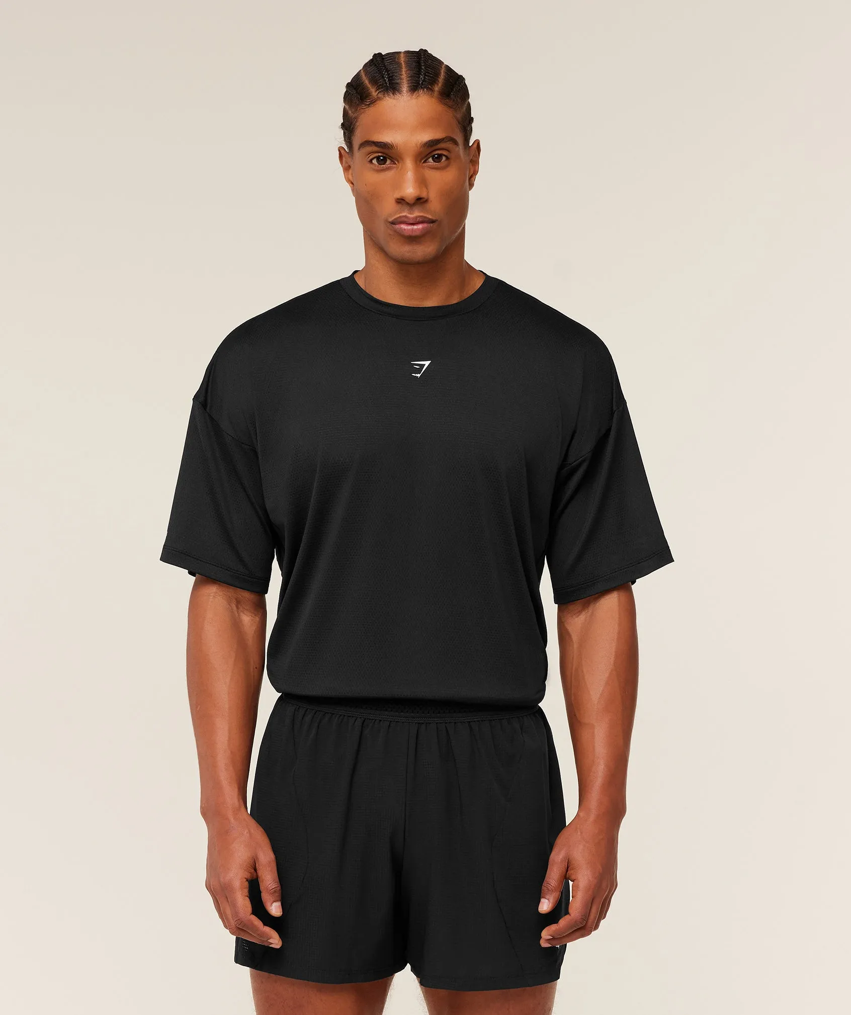 Gymshark Running Graphic T-Shirt - GS Black sold by Gymshark product image thumbnail 2