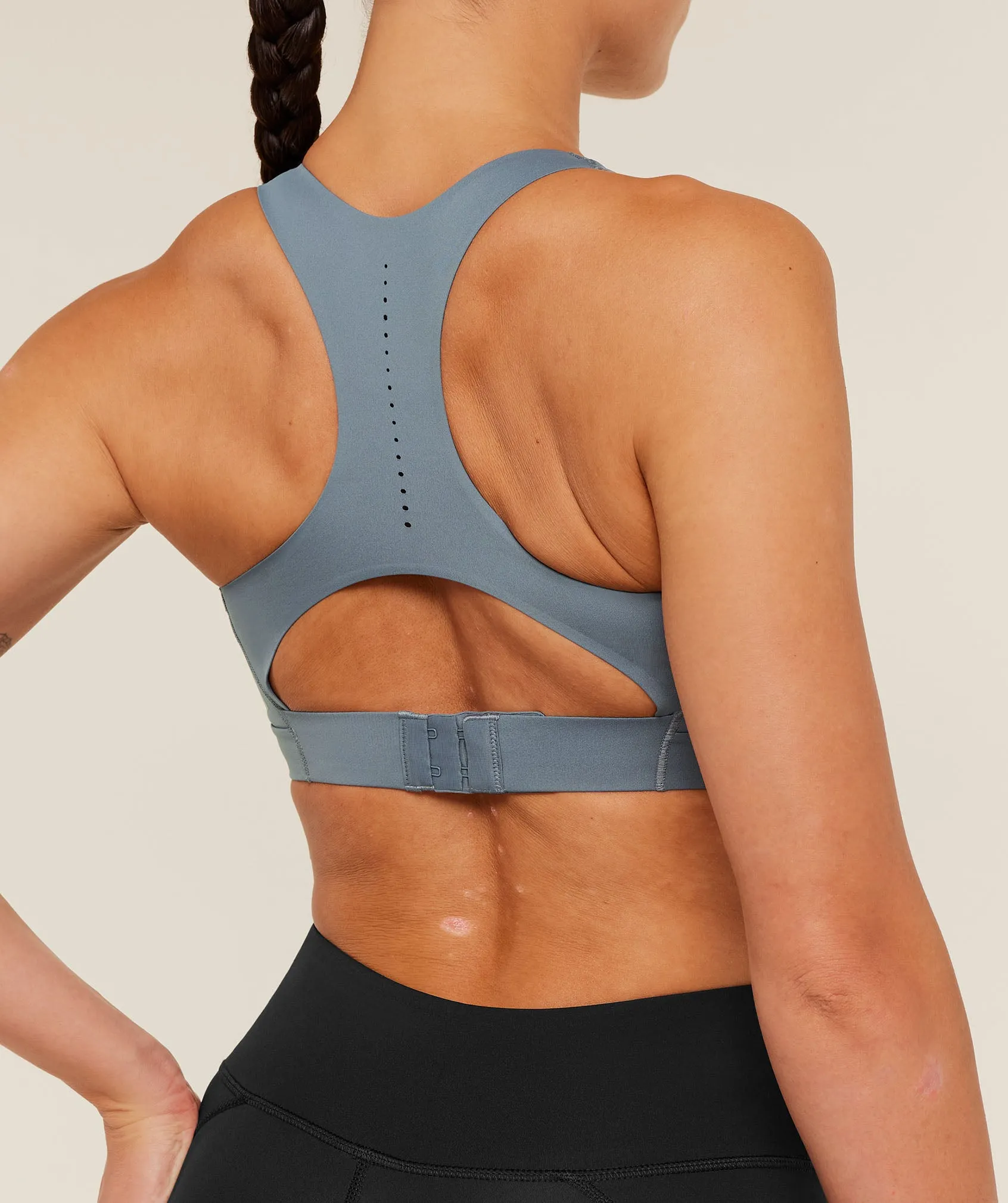 Gymshark Medium Support Running Sports Bra - Iron Blue sold by Gymshark product image thumbnail 5