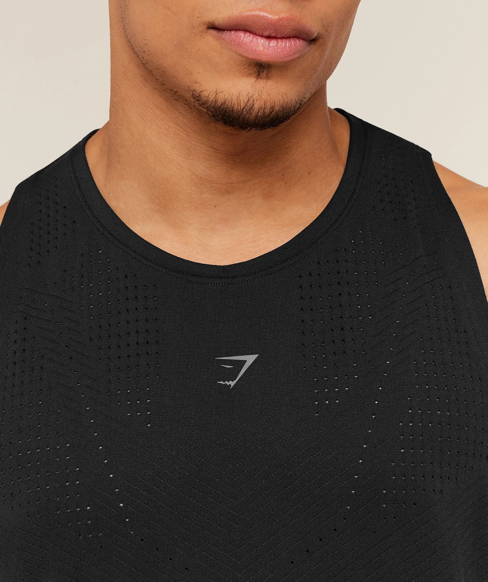 Gymshark Seamless Running Tank - GS Black sold by Gymshark product image thumbnail 4