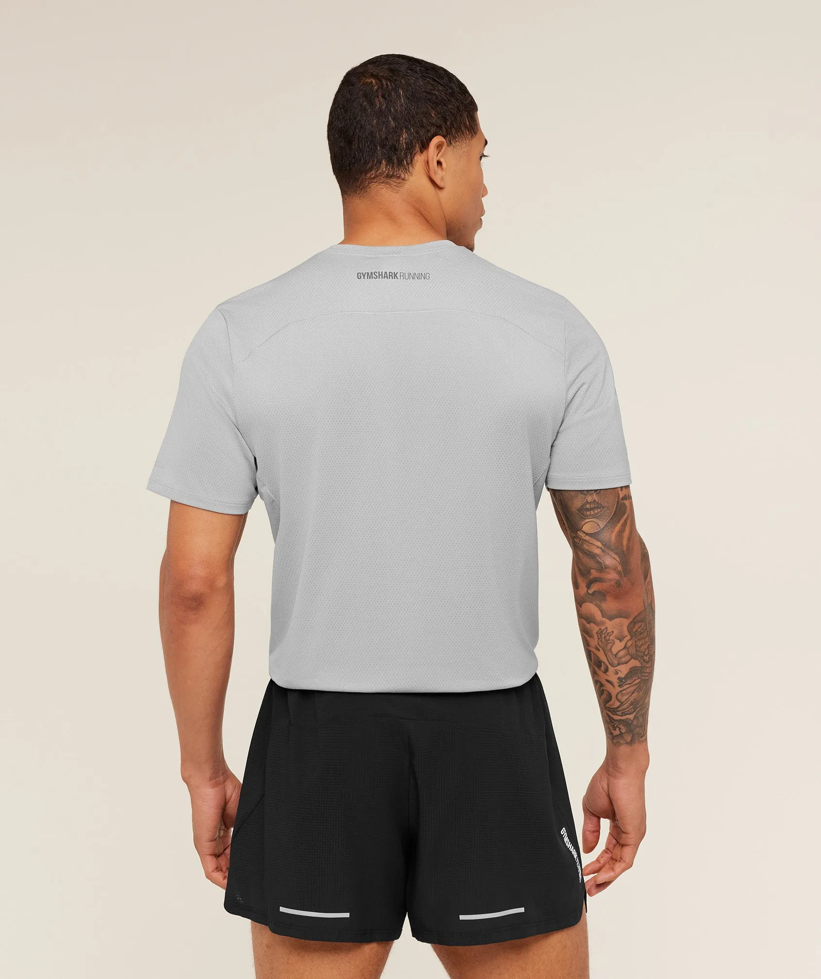 Gymshark Running T-Shirt - Stratus Grey sold by Gymshark product image thumbnail 2