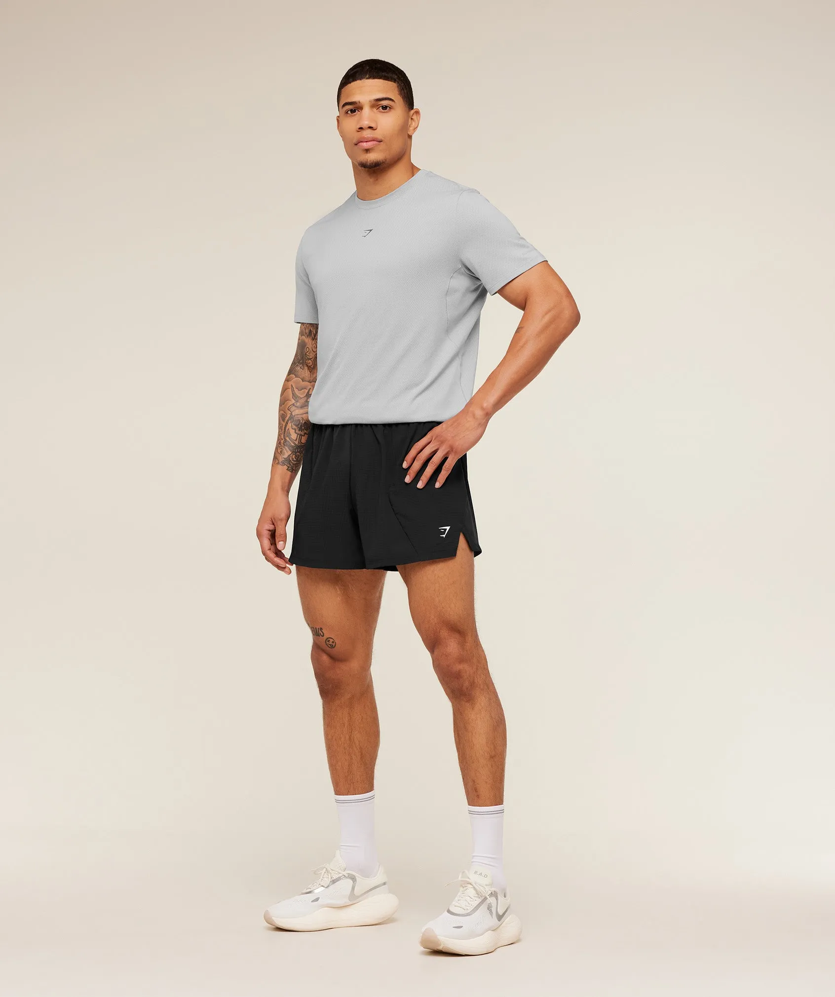 Gymshark Running T-Shirt - Stratus Grey sold by Gymshark product image thumbnail 4
