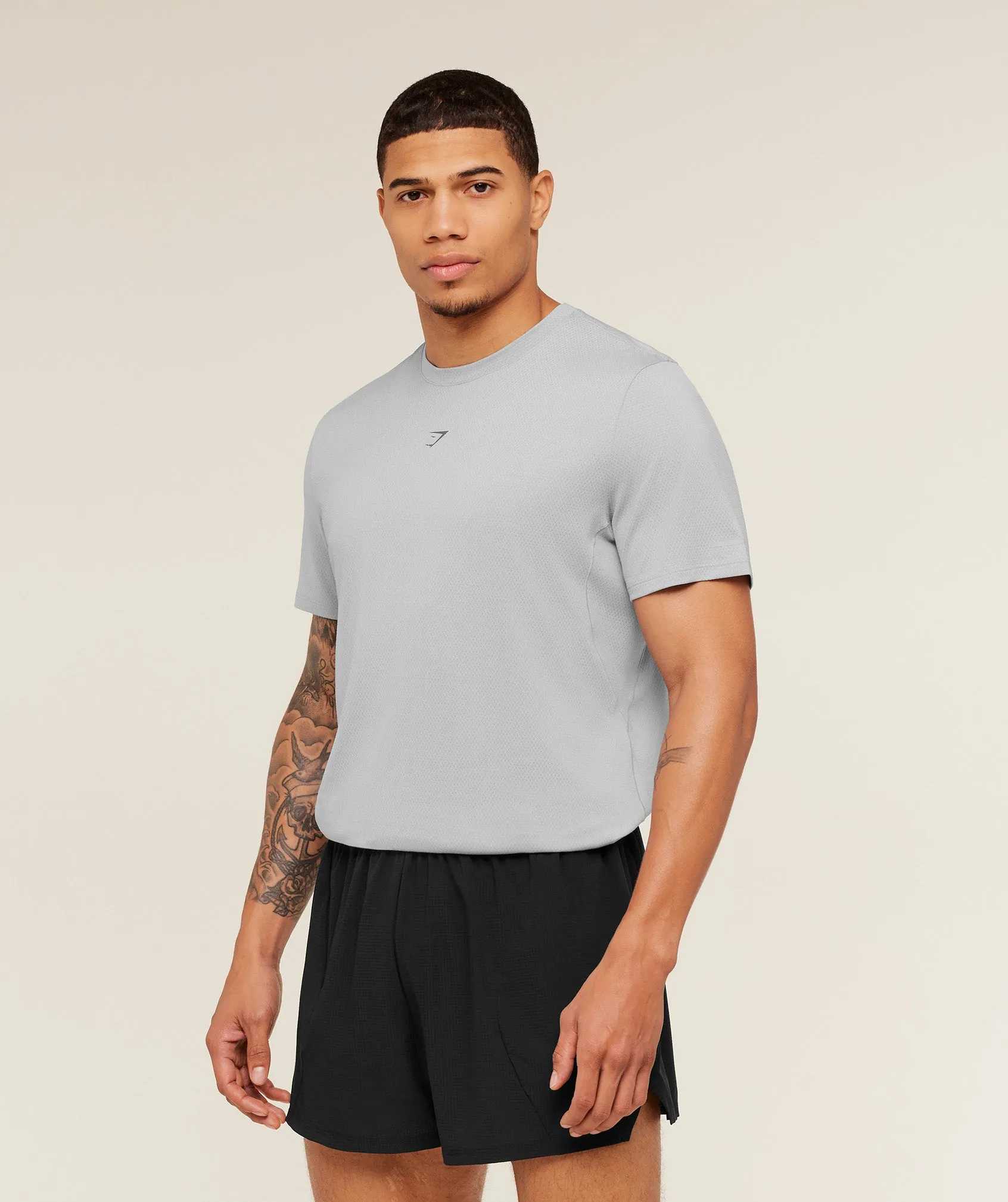 Gymshark Running T-Shirt - Stratus Grey sold by Gymshark product image thumbnail 3