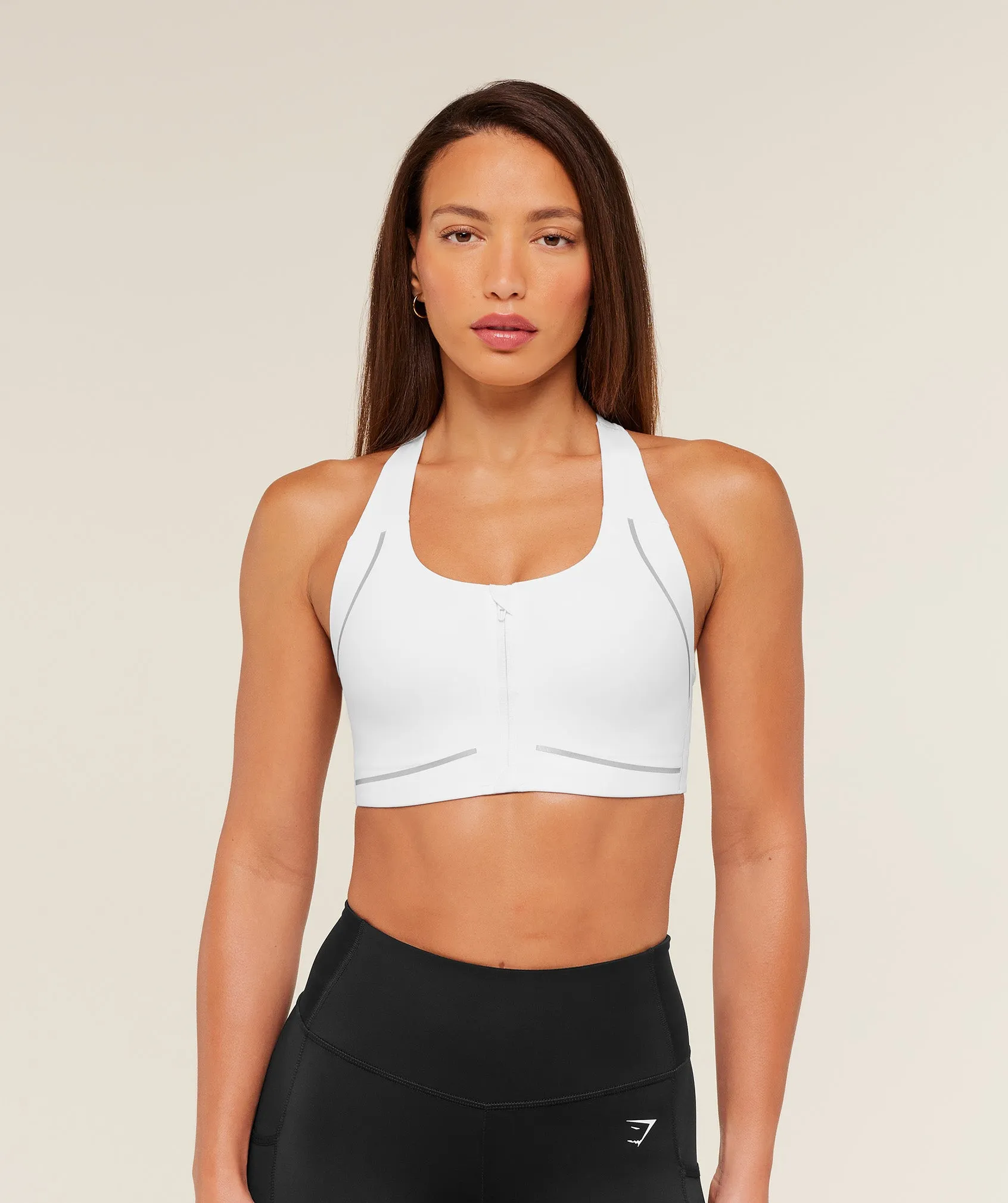 Gymshark Running Sports Bra - White sold by Gymshark