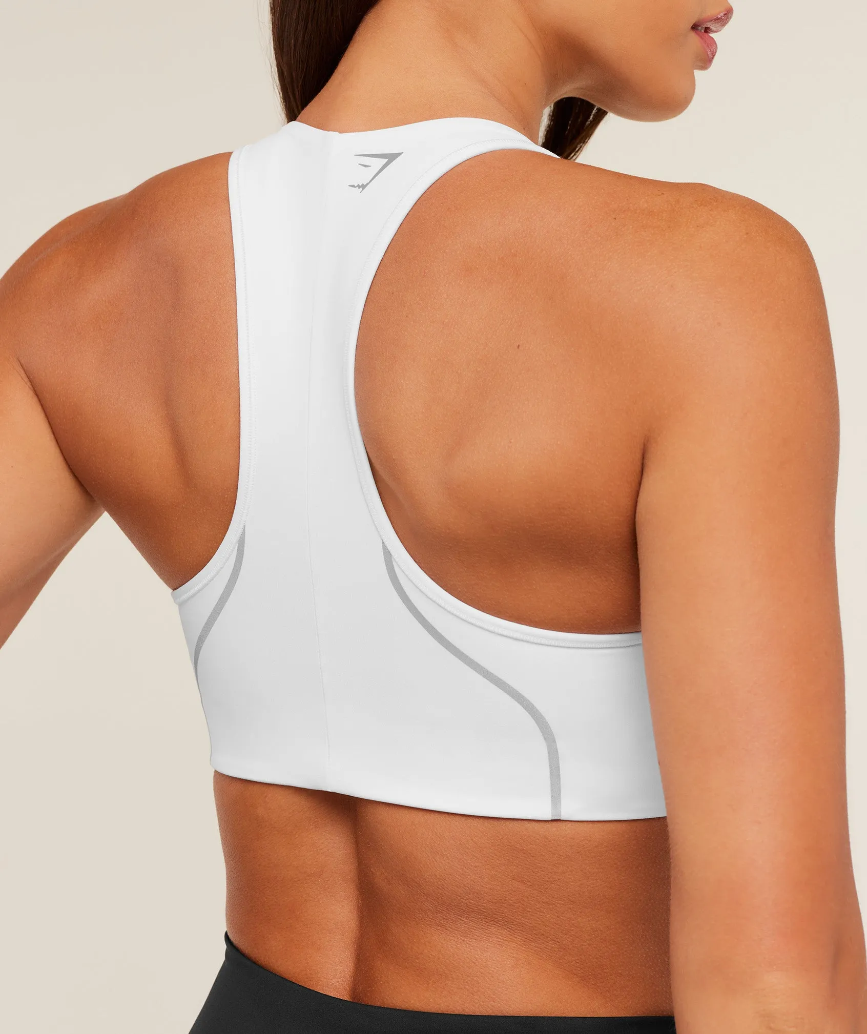 Gymshark Running Sports Bra - White sold by Gymshark product image thumbnail 5