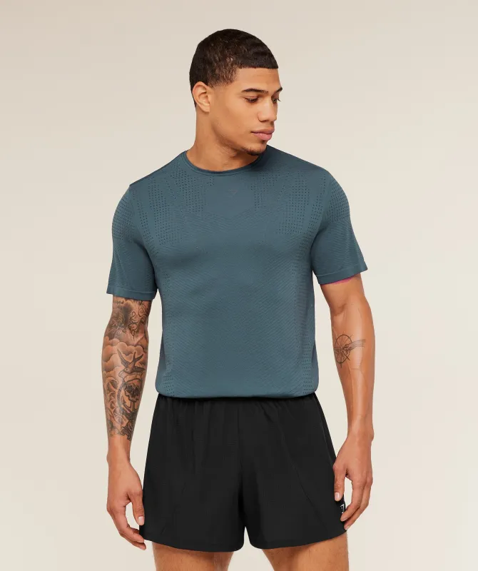 Gymshark Seamless Running T-Shirt - GS Stealth Blue sold by Gymshark