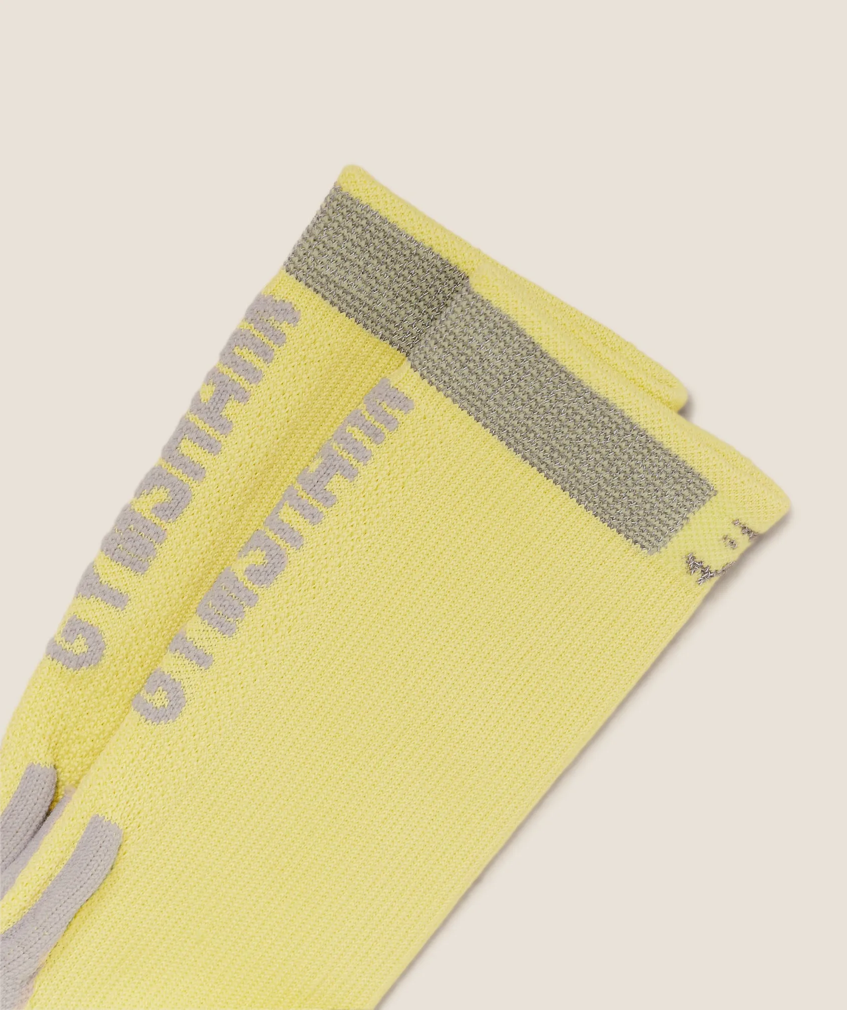 Gymshark Running Elite Crew Sock Single - Sorbet Yellow sold by Gymshark product image thumbnail 2