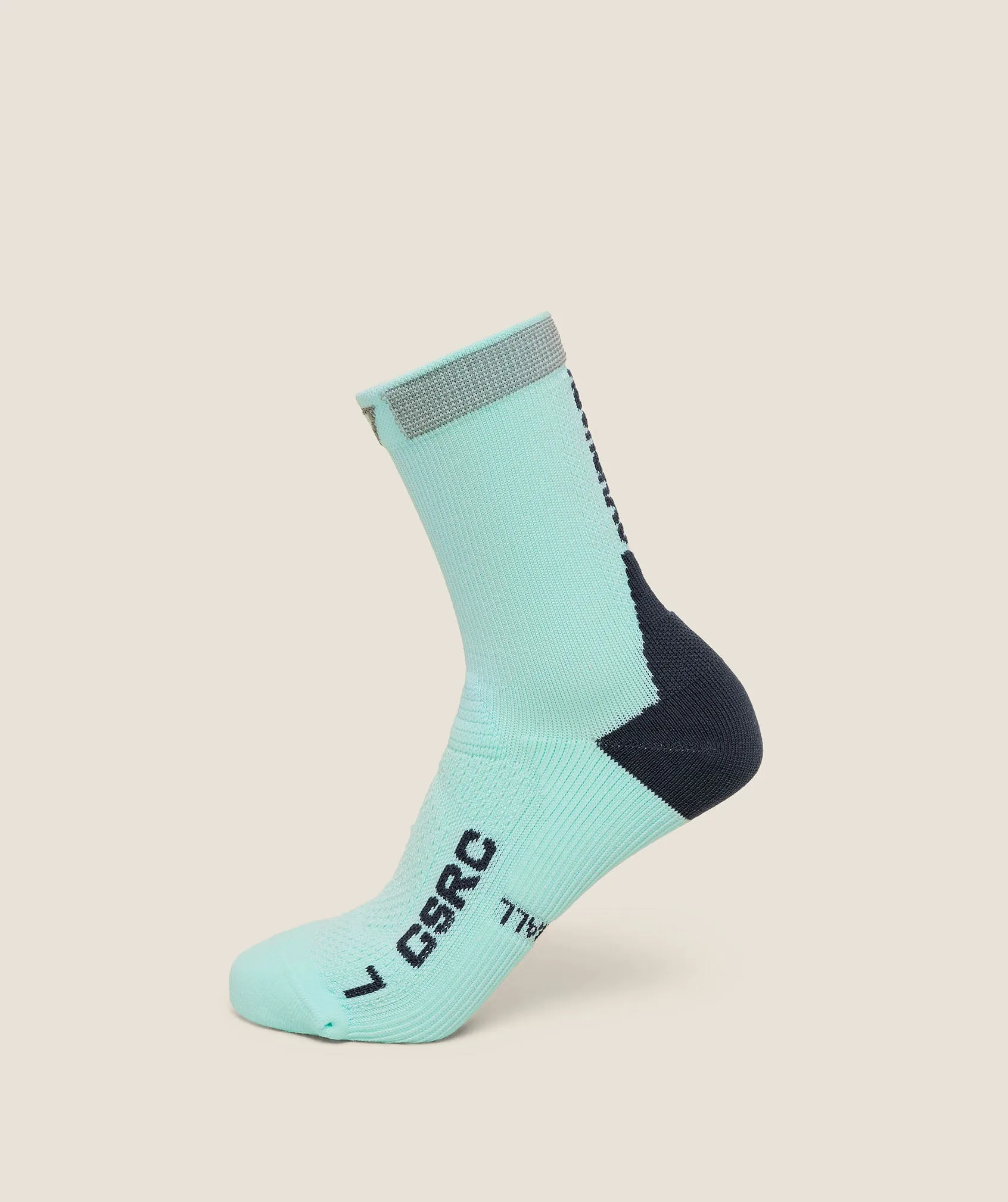 Gymshark Running Elite Crew Sock Single - Pop Turquoise sold by Gymshark